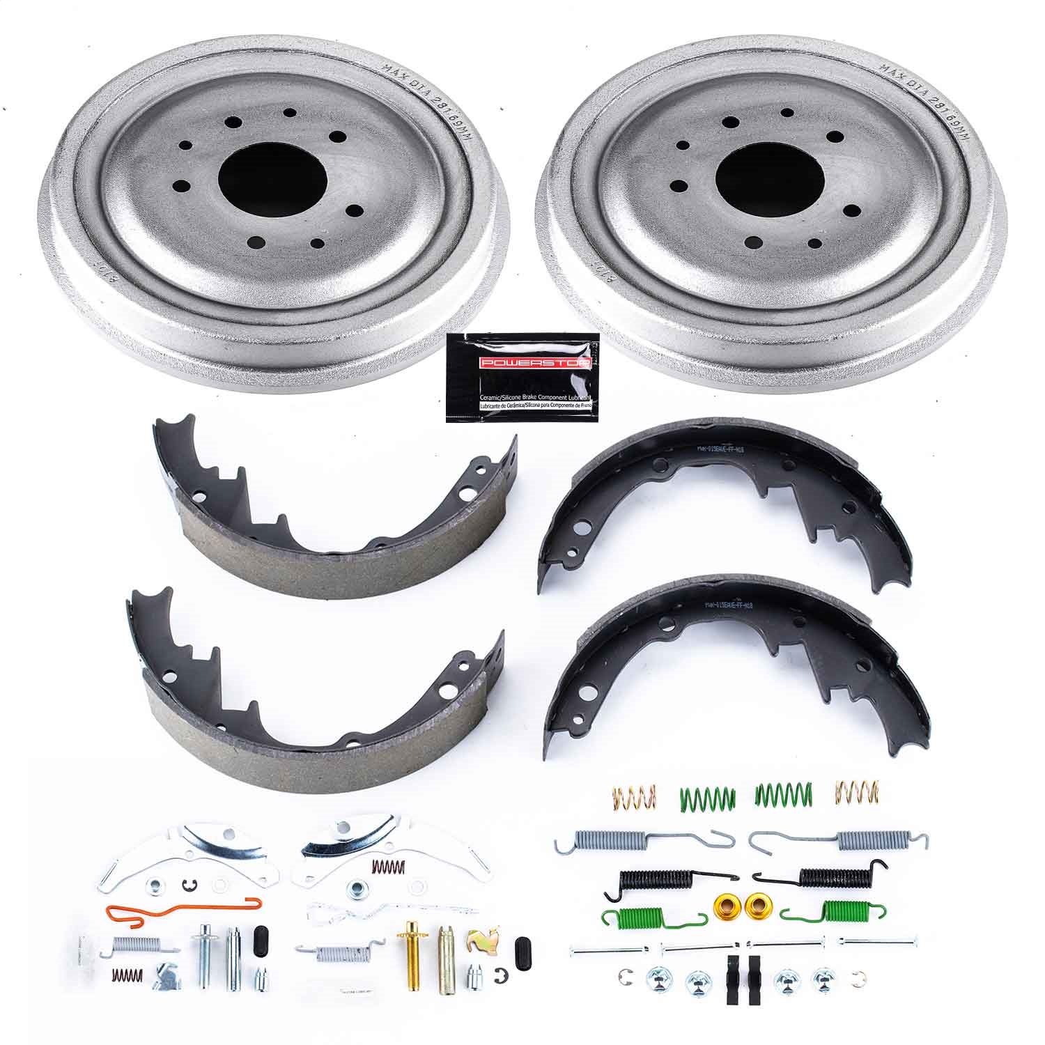 Power Stop - KOE15278DK - Rear - Drum Brake Shoe and Drum Kit