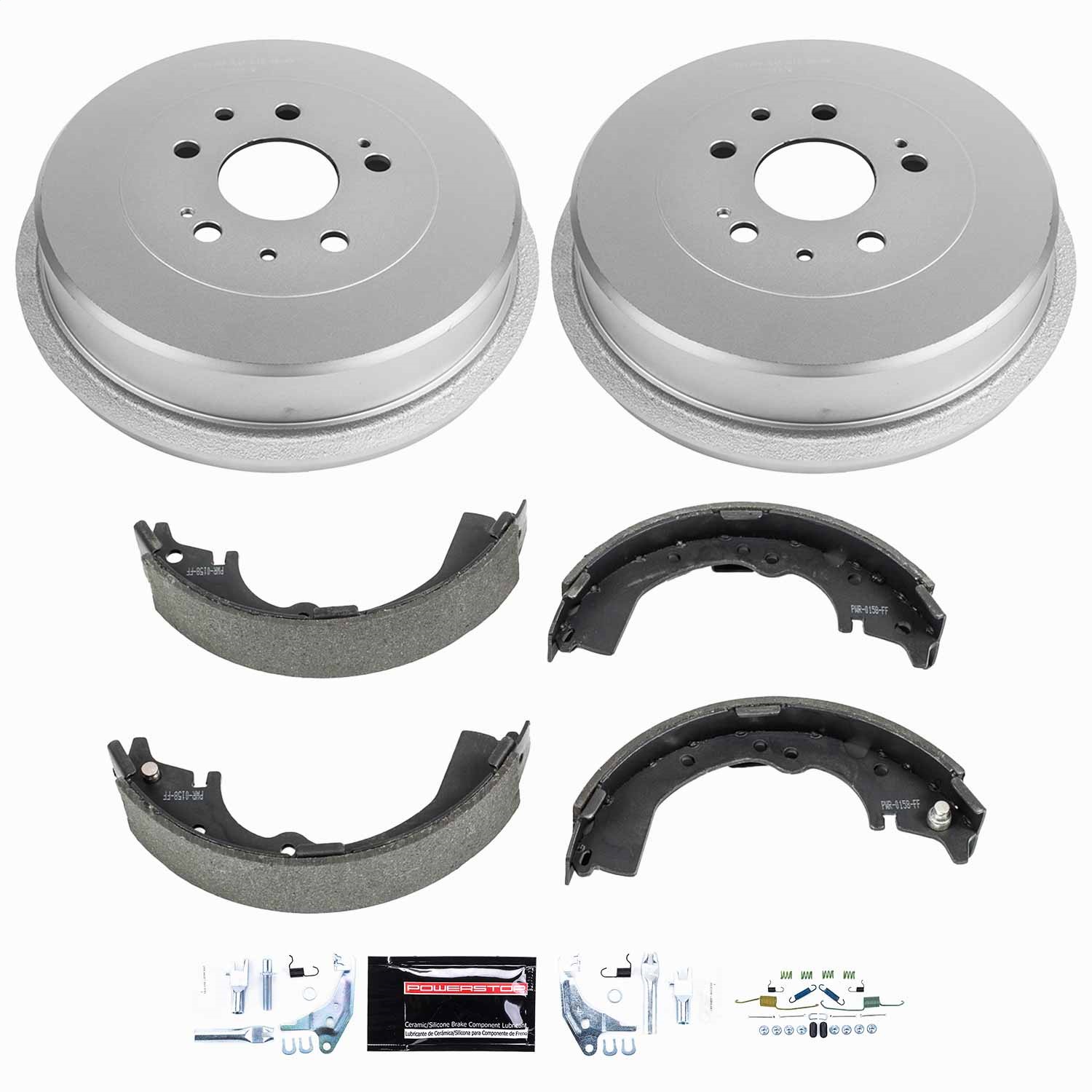 Power Stop - KOE15288DK - Rear - Drum Brake Shoe and Drum Kit