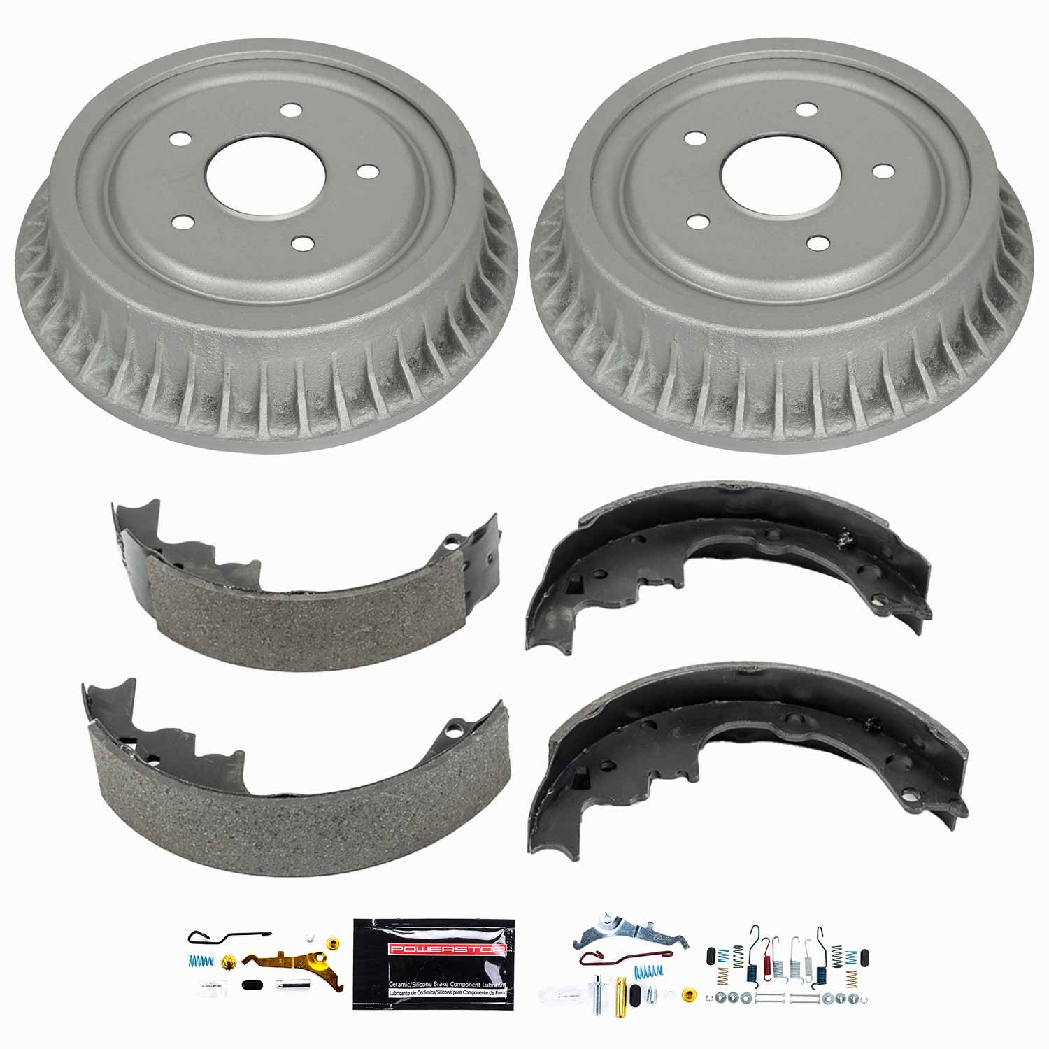 Power Stop - KOE15293DK - Rear - Drum Brake Shoe and Drum Kit