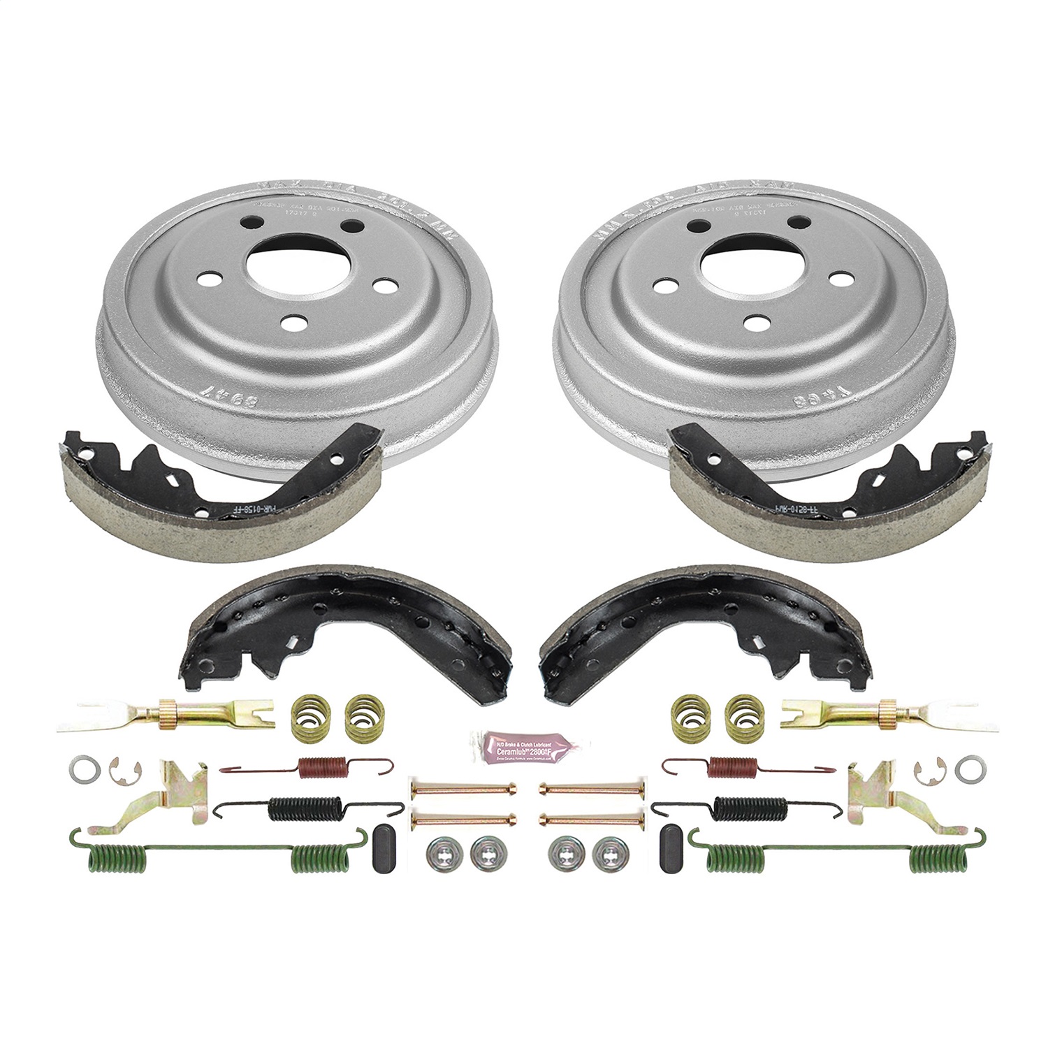 Power Stop - KOE15294DK - Rear - Drum Brake Shoe and Drum Kit