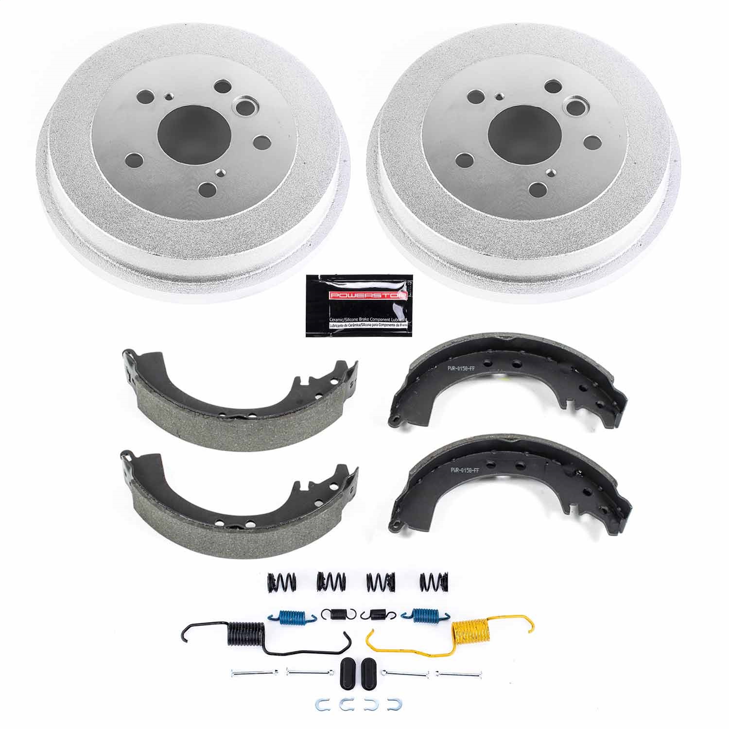 Power Stop - KOE15297DK - Rear - Drum Brake Shoe and Drum Kit