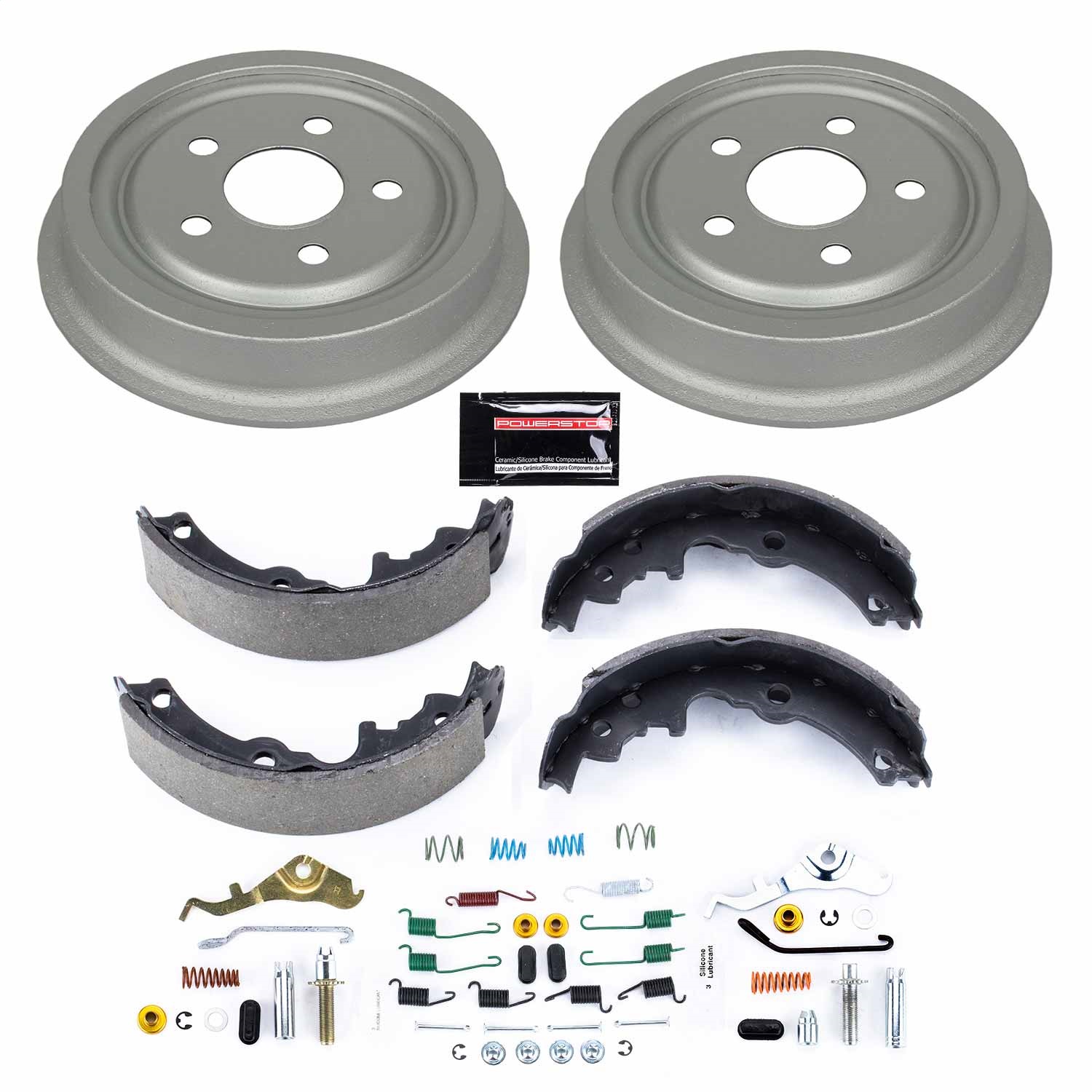 Power Stop - KOE15307DK - Rear - Drum Brake Shoe and Drum Kit