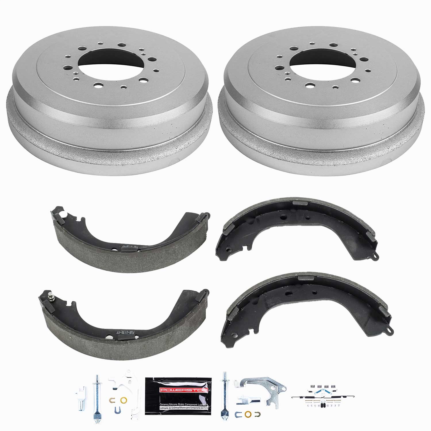 Power Stop - KOE15313DK - Rear - Drum Brake Shoe and Drum Kit