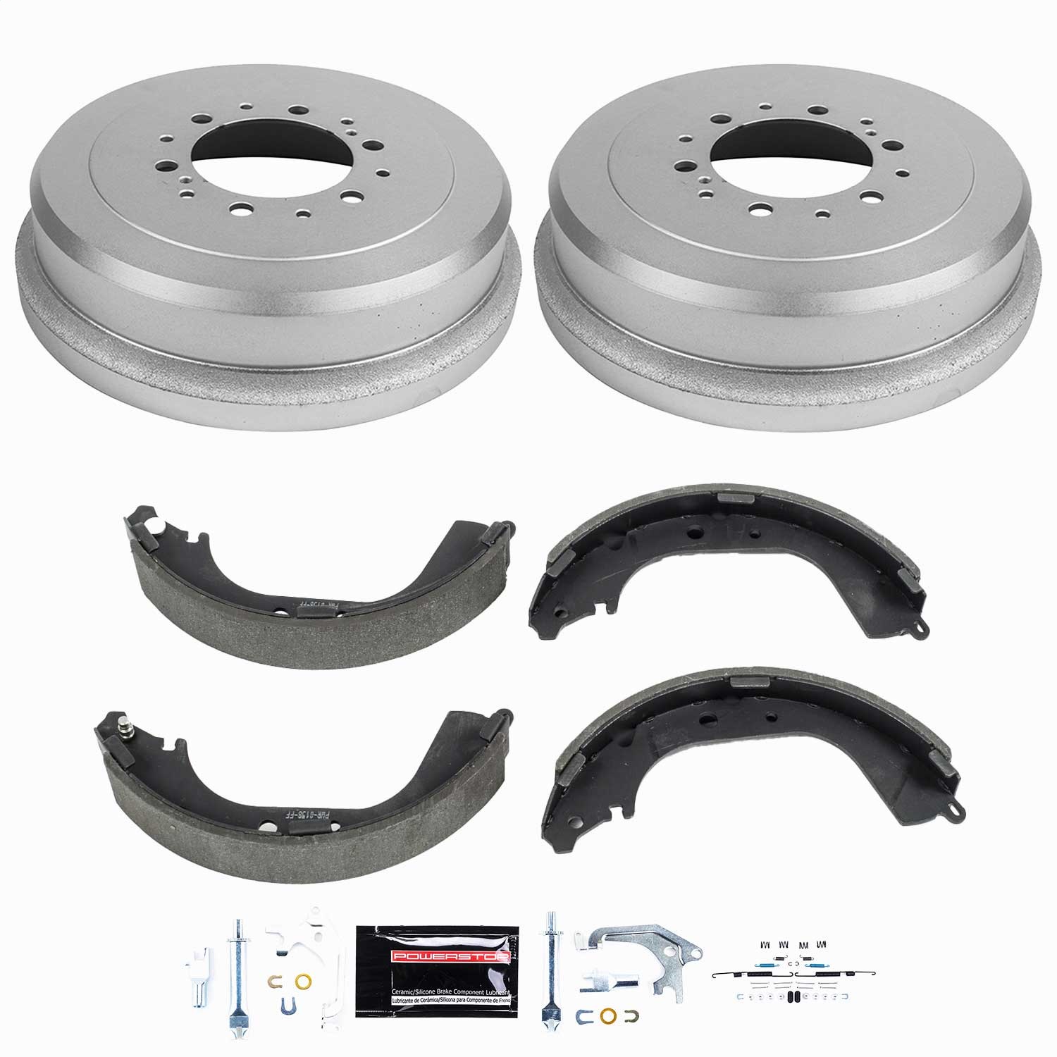 Power Stop - KOE15314DK - Rear - Drum Brake Shoe and Drum Kit