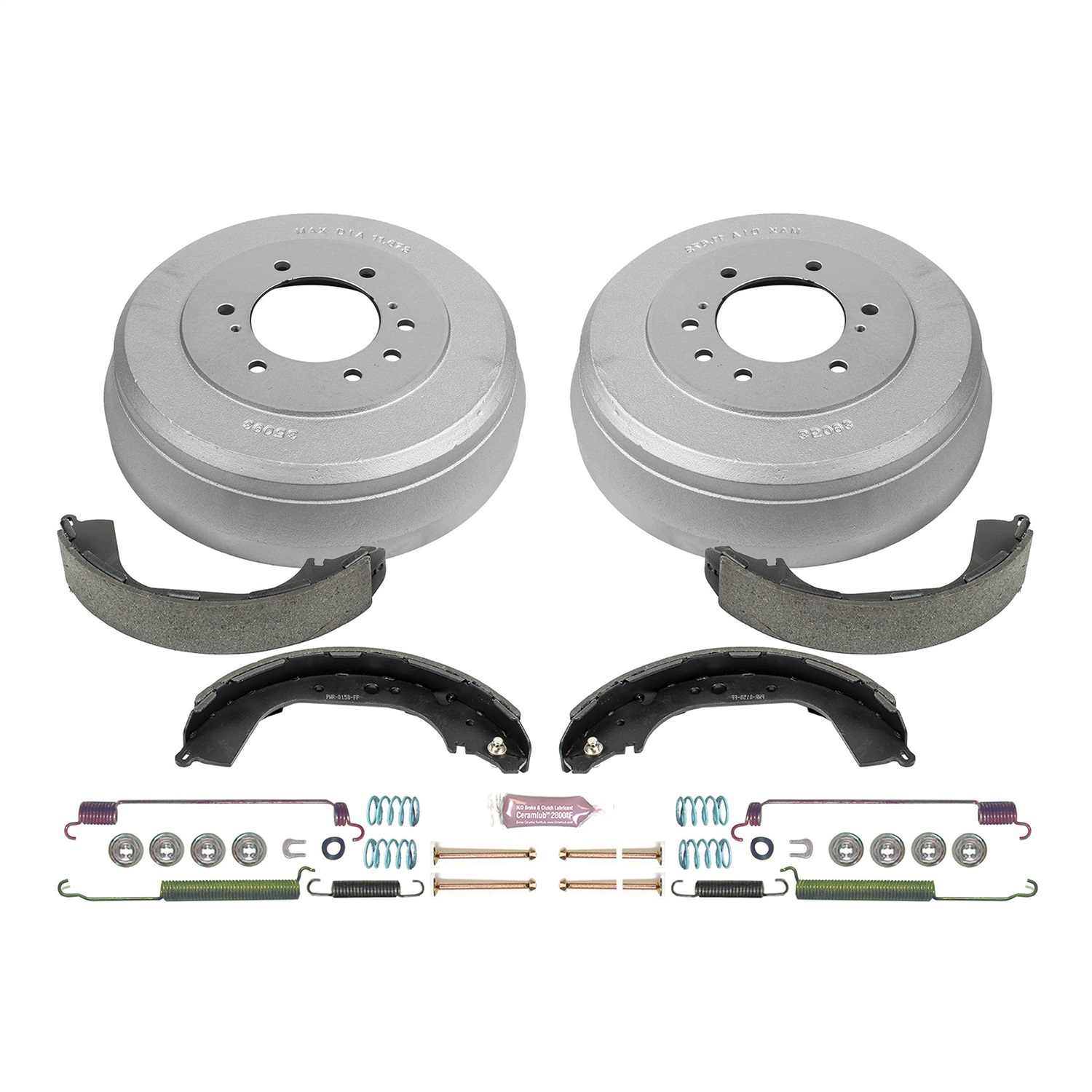 Power Stop - KOE15319DK - Rear - Drum Brake Shoe and Drum Kit
