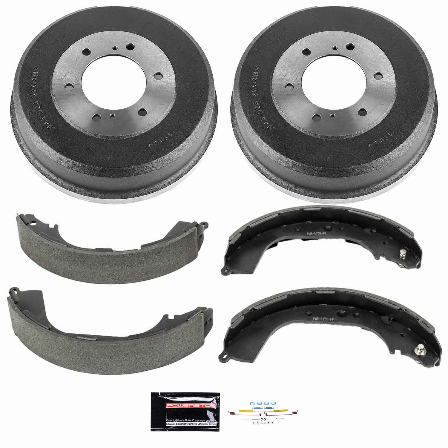 Power Stop - KOE15320DK - Rear - Drum Brake Shoe and Drum Kit