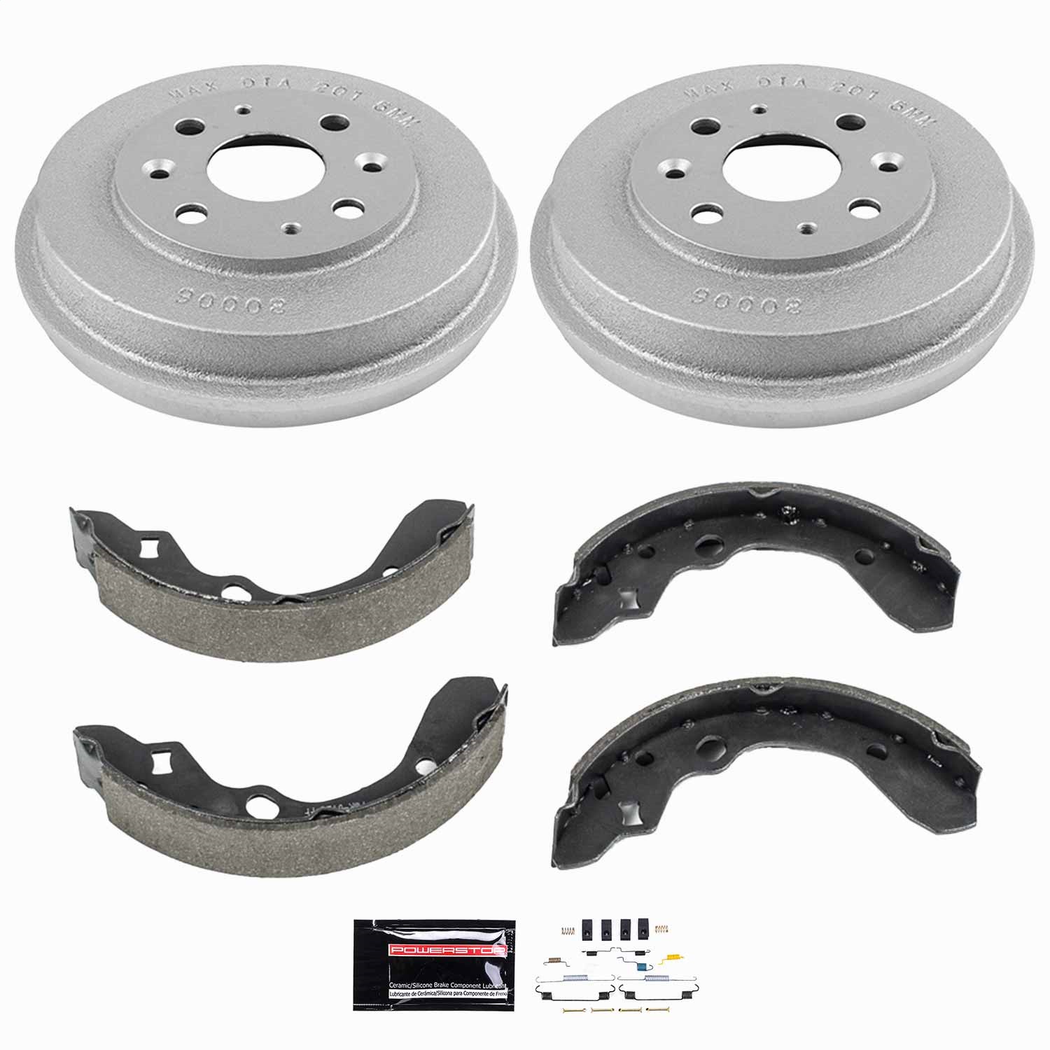Power Stop - KOE15324DK - Rear - Drum Brake Shoe and Drum Kit