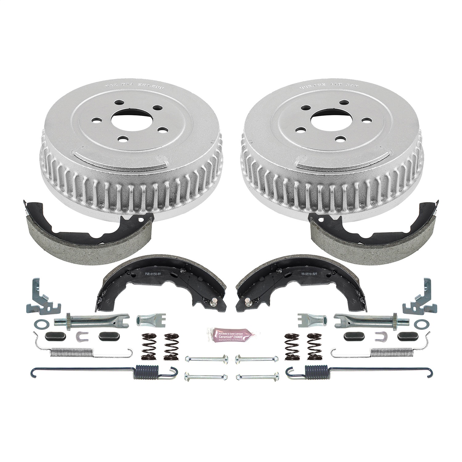 Power Stop - KOE15325DK - Rear - Drum Brake Shoe and Drum Kit