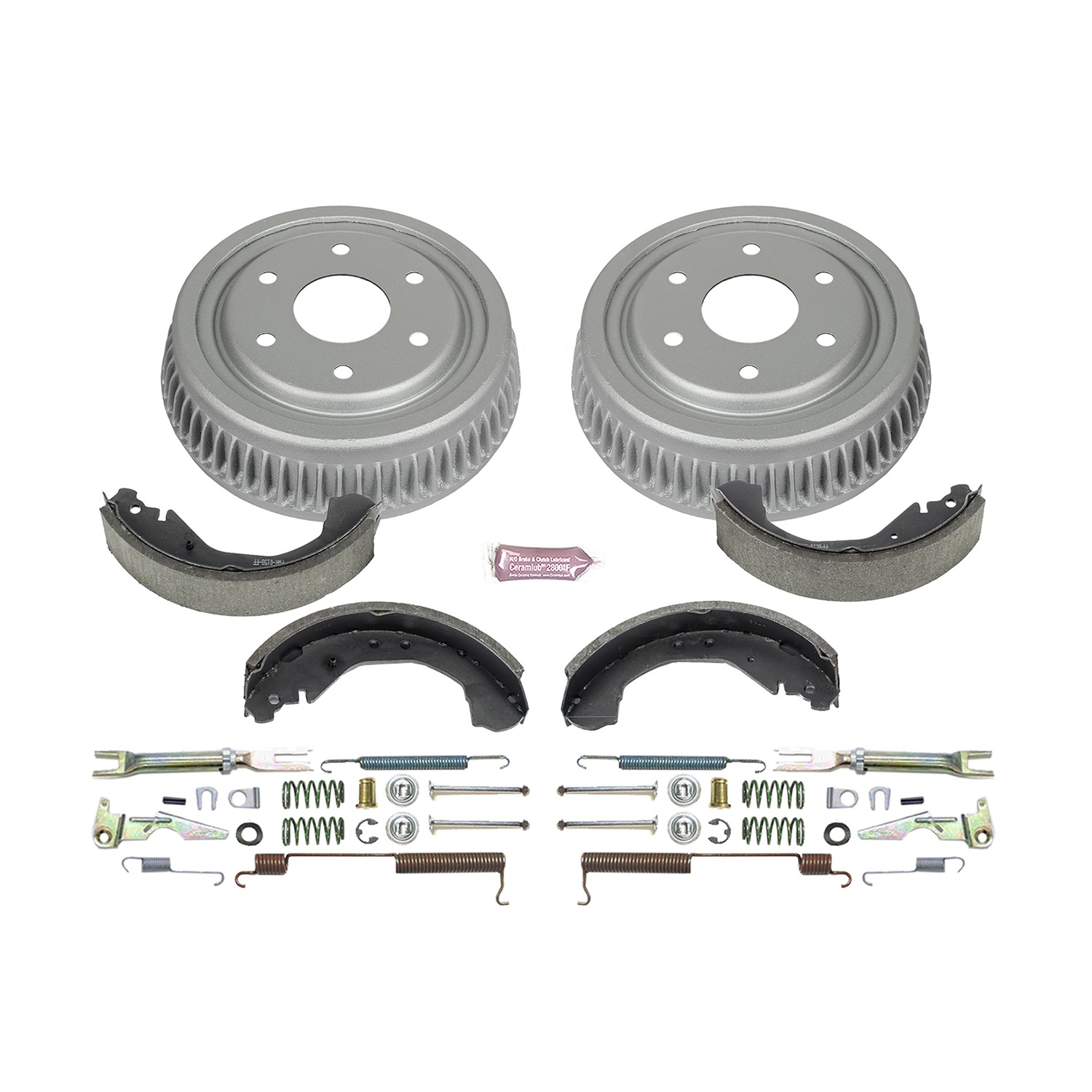 Power Stop - KOE15329DK - Rear - Drum Brake Shoe and Drum Kit