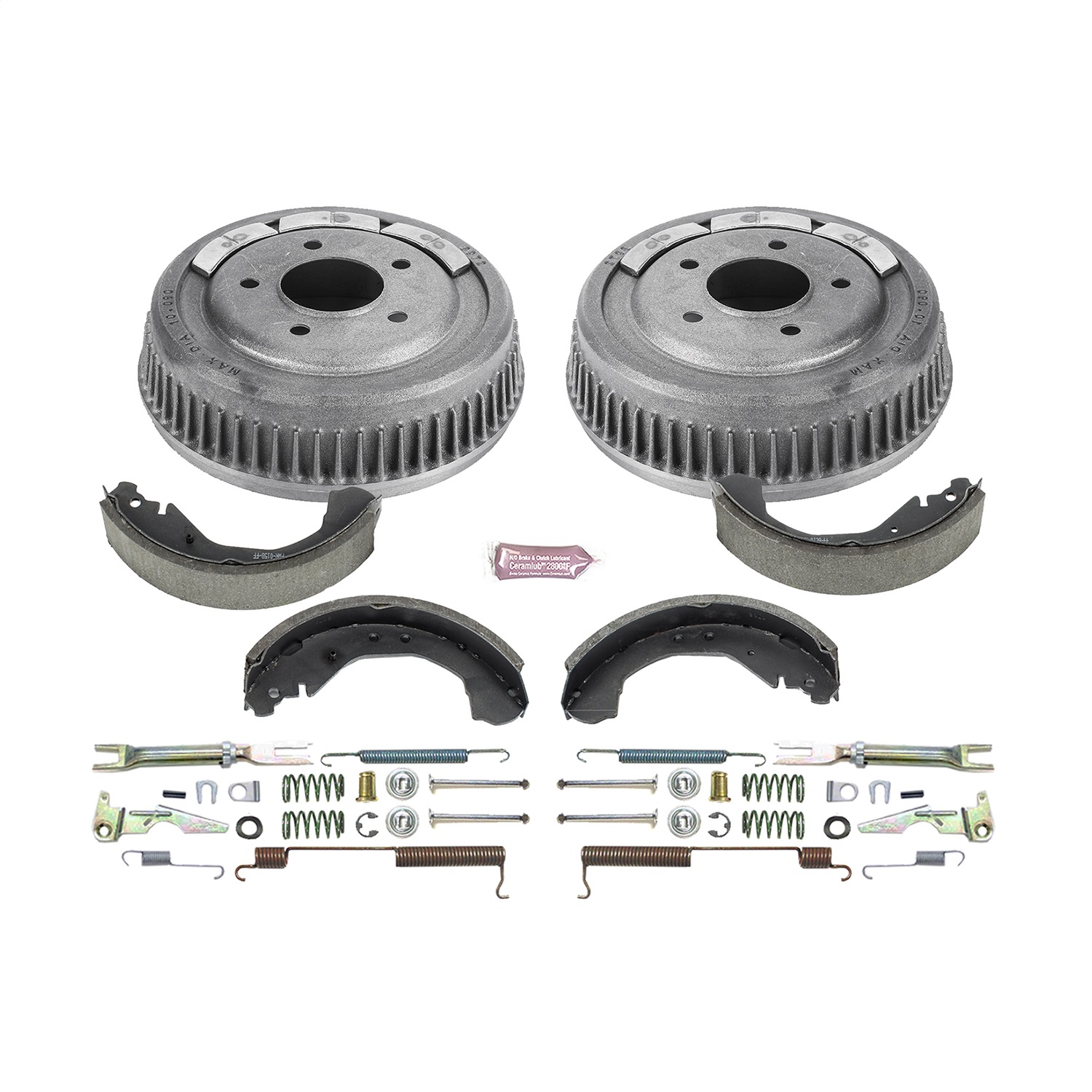 Power Stop - KOE15330DK - Rear - Drum Brake Shoe and Drum Kit
