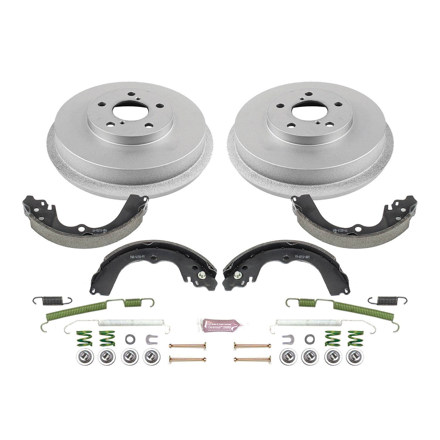 Power Stop - KOE15332DK - Rear - Drum Brake Shoe and Drum Kit