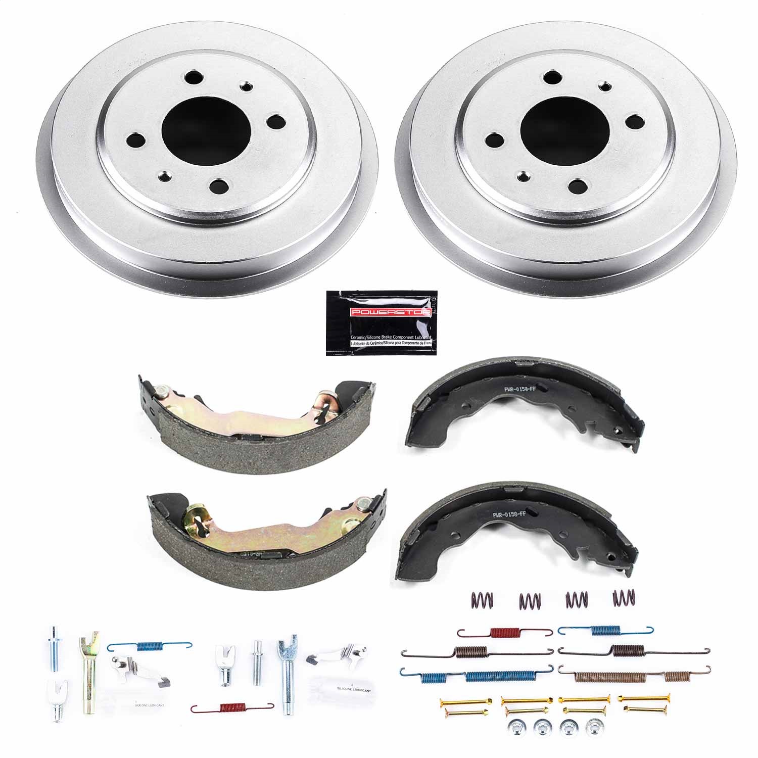 Power Stop - KOE15336DK - Rear - Drum Brake Shoe and Drum Kit
