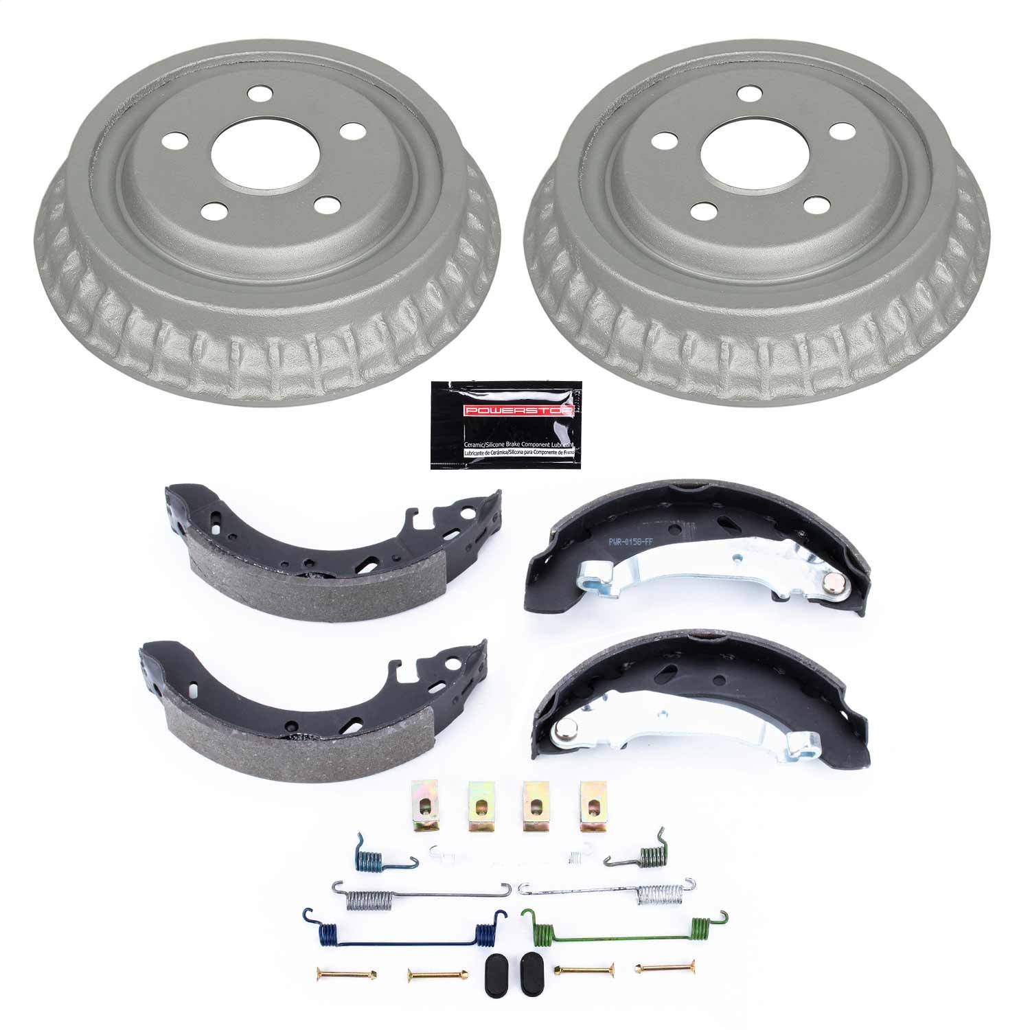 Power Stop - KOE15339DK - Rear - Drum Brake Shoe and Drum Kit