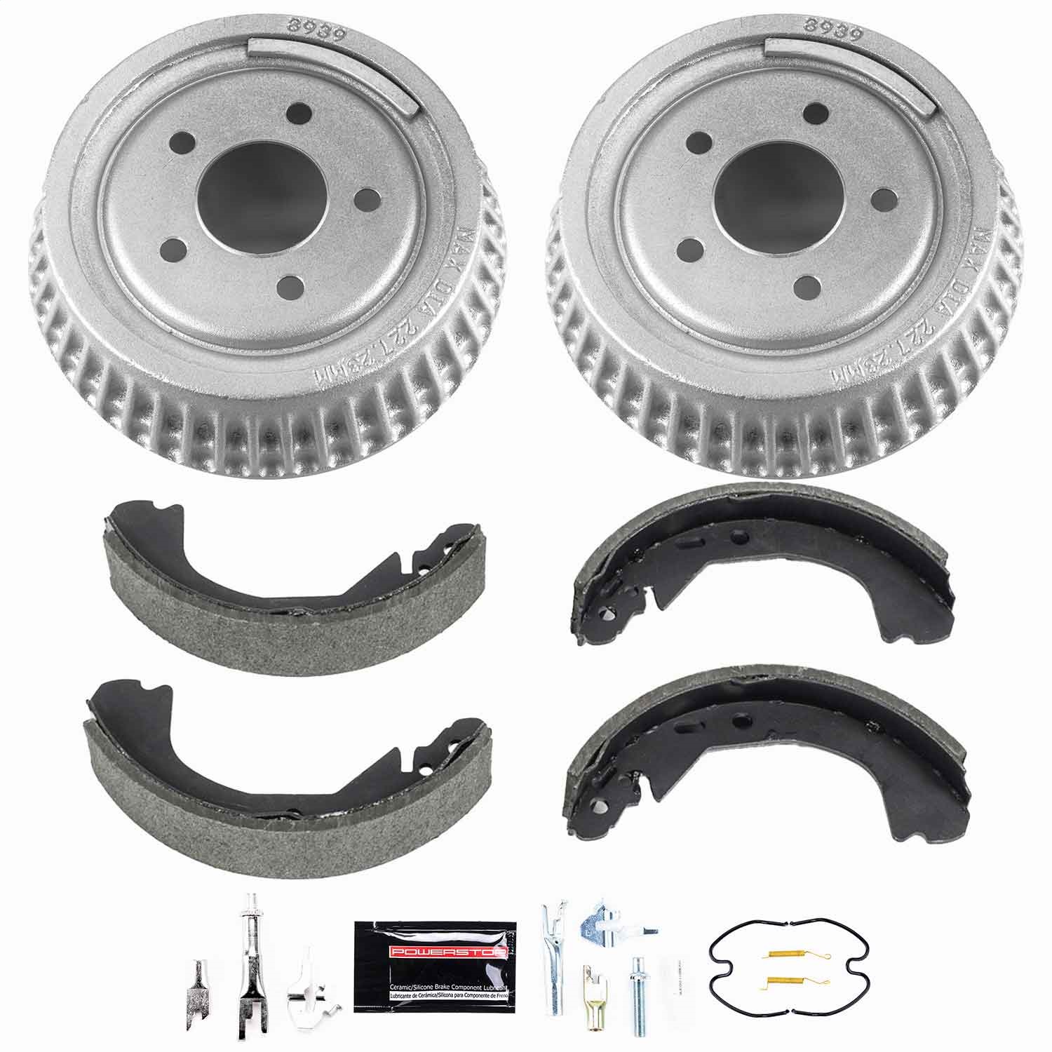 Power Stop - KOE15340DK - Rear - Drum Brake Shoe and Drum Kit