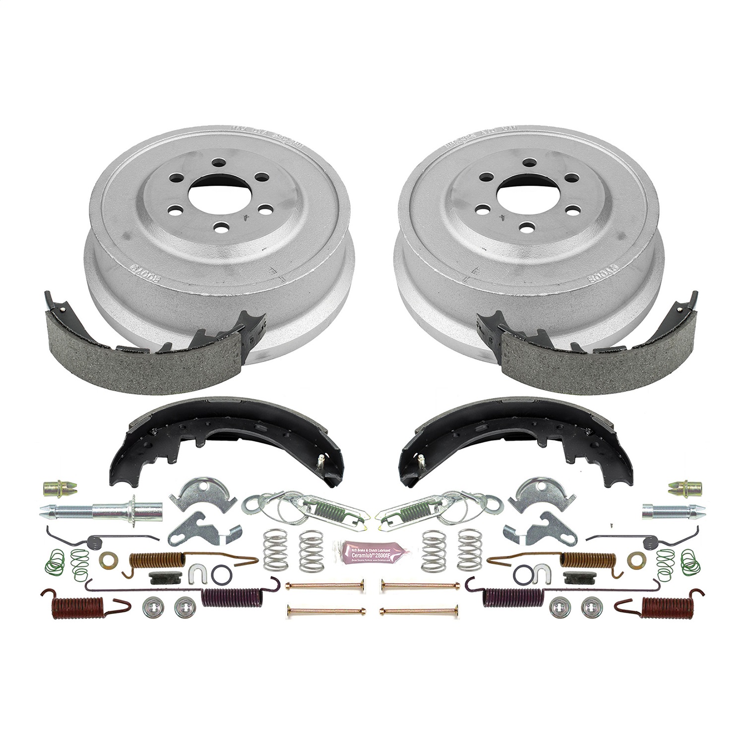 Power Stop - KOE15343DK - Rear - Drum Brake Shoe and Drum Kit