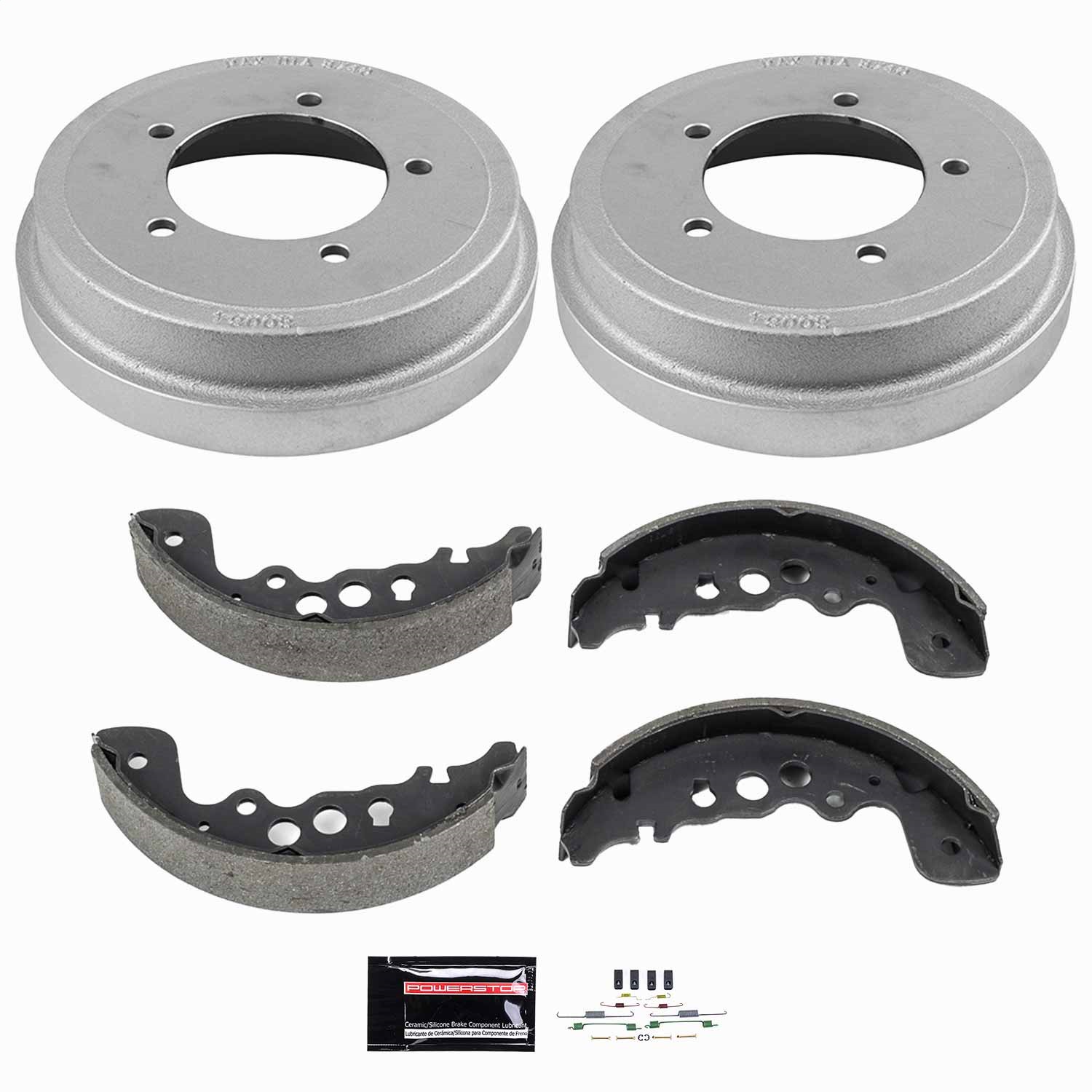 Power Stop - KOE15356DK - Rear - Drum Brake Shoe and Drum Kit