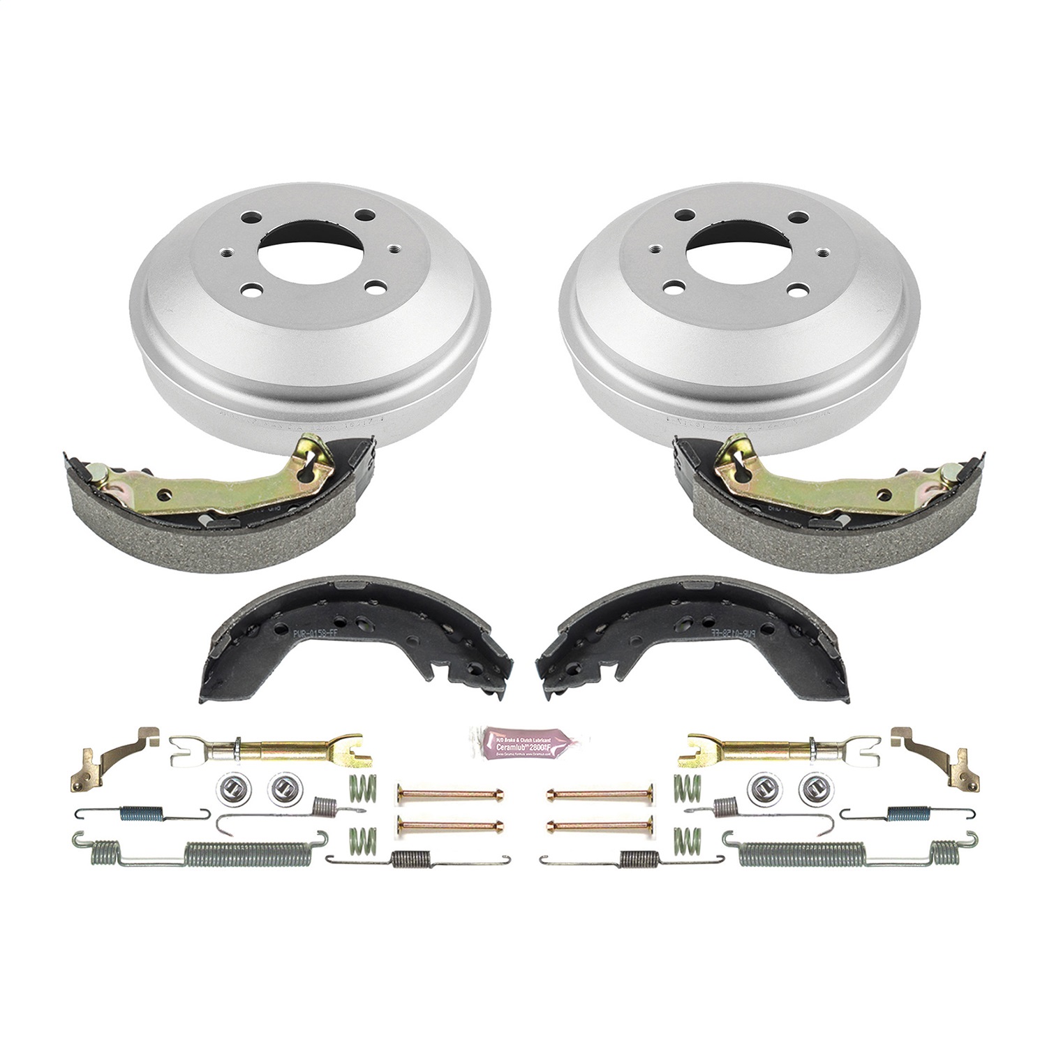 Power Stop - KOE15361DK - Rear - Drum Brake Shoe and Drum Kit