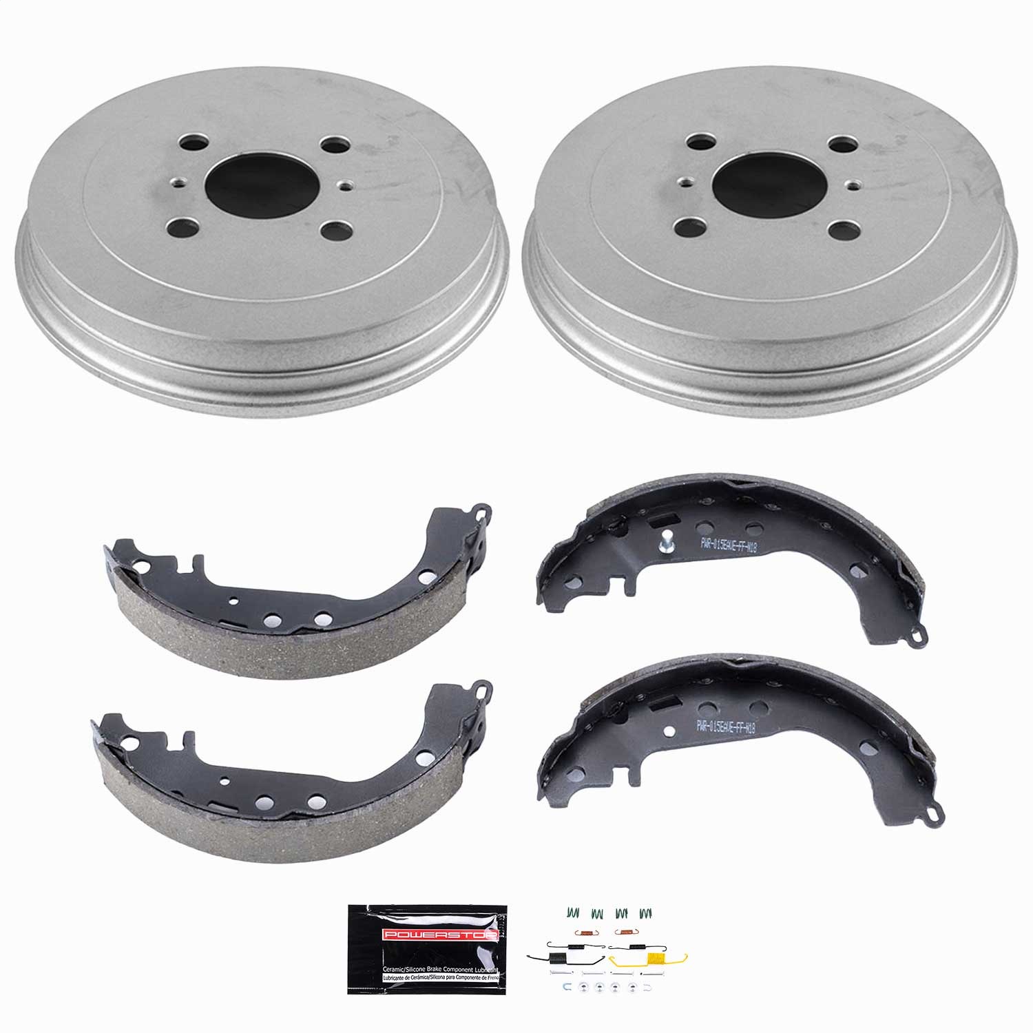 Power Stop - KOE15365DK - Rear - Drum Brake Shoe and Drum Kit