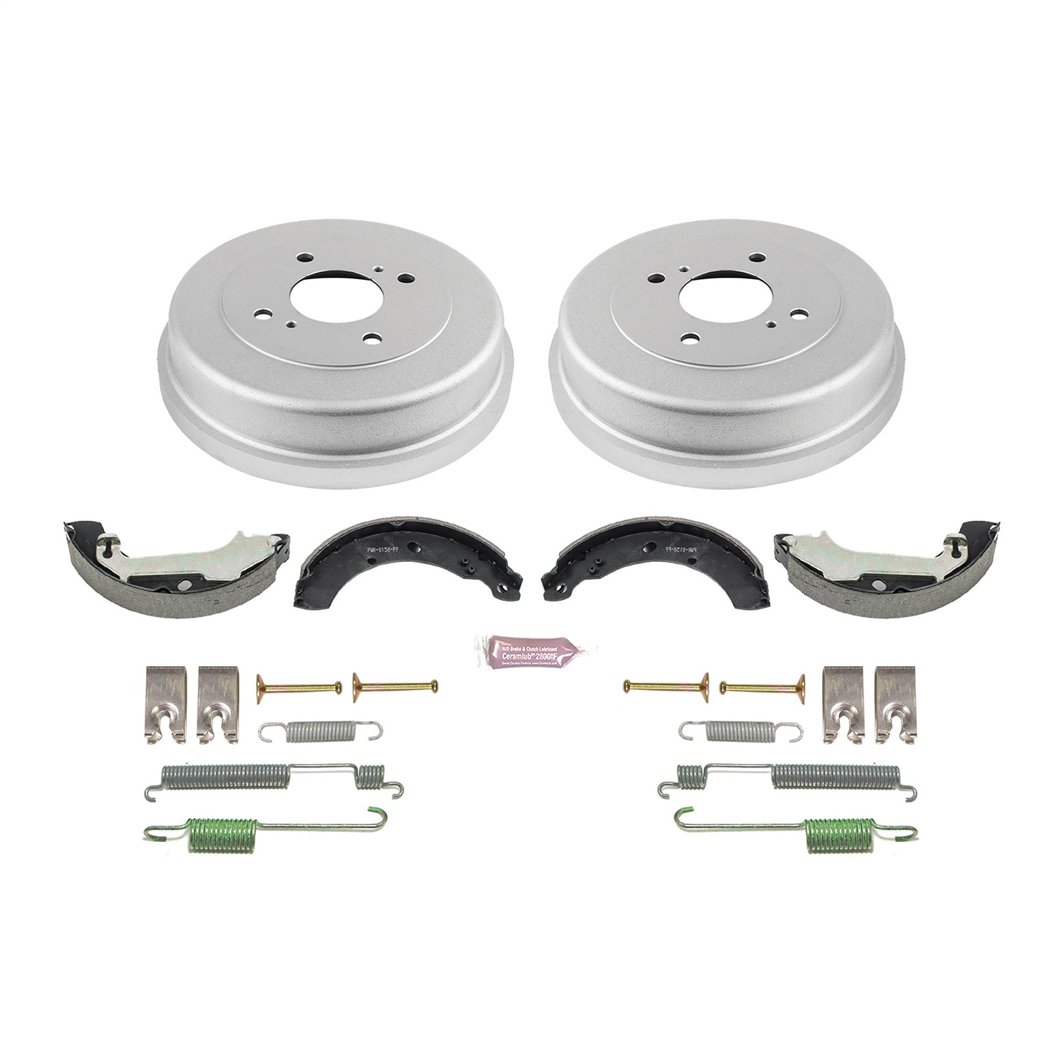 Power Stop - KOE15369DK - Rear - Drum Brake Shoe and Drum Kit