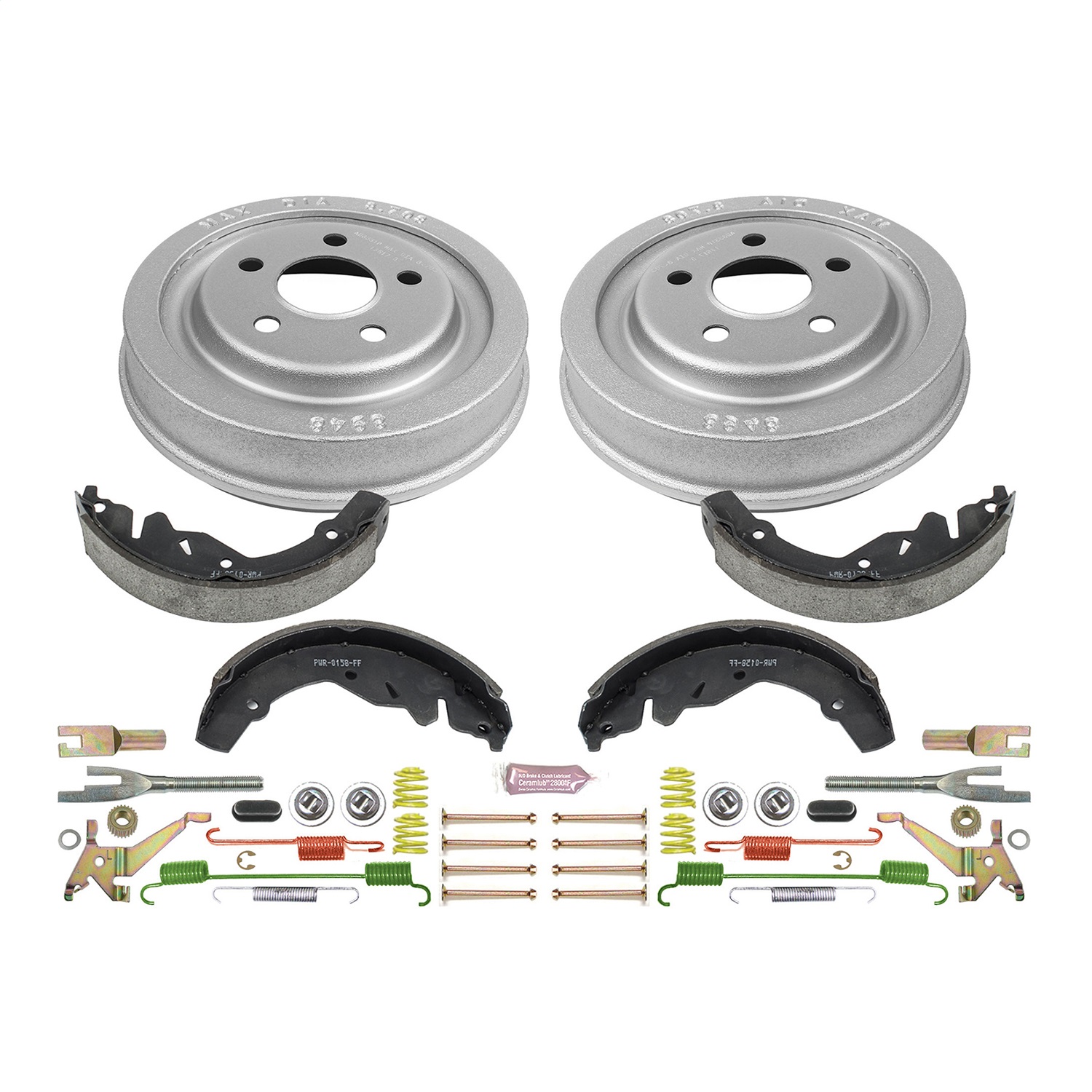 Power Stop - KOE15370DK - Rear - Drum Brake Shoe and Drum Kit