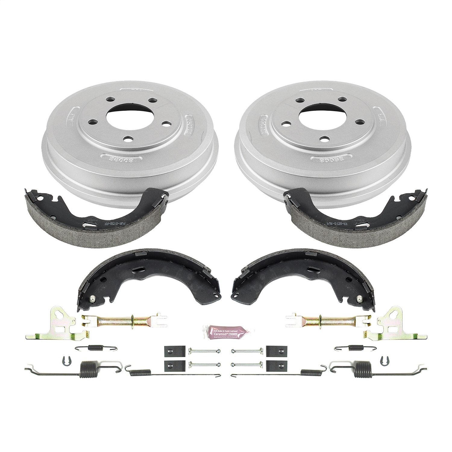 Power Stop - KOE15371DK - Rear - Drum Brake Shoe and Drum Kit