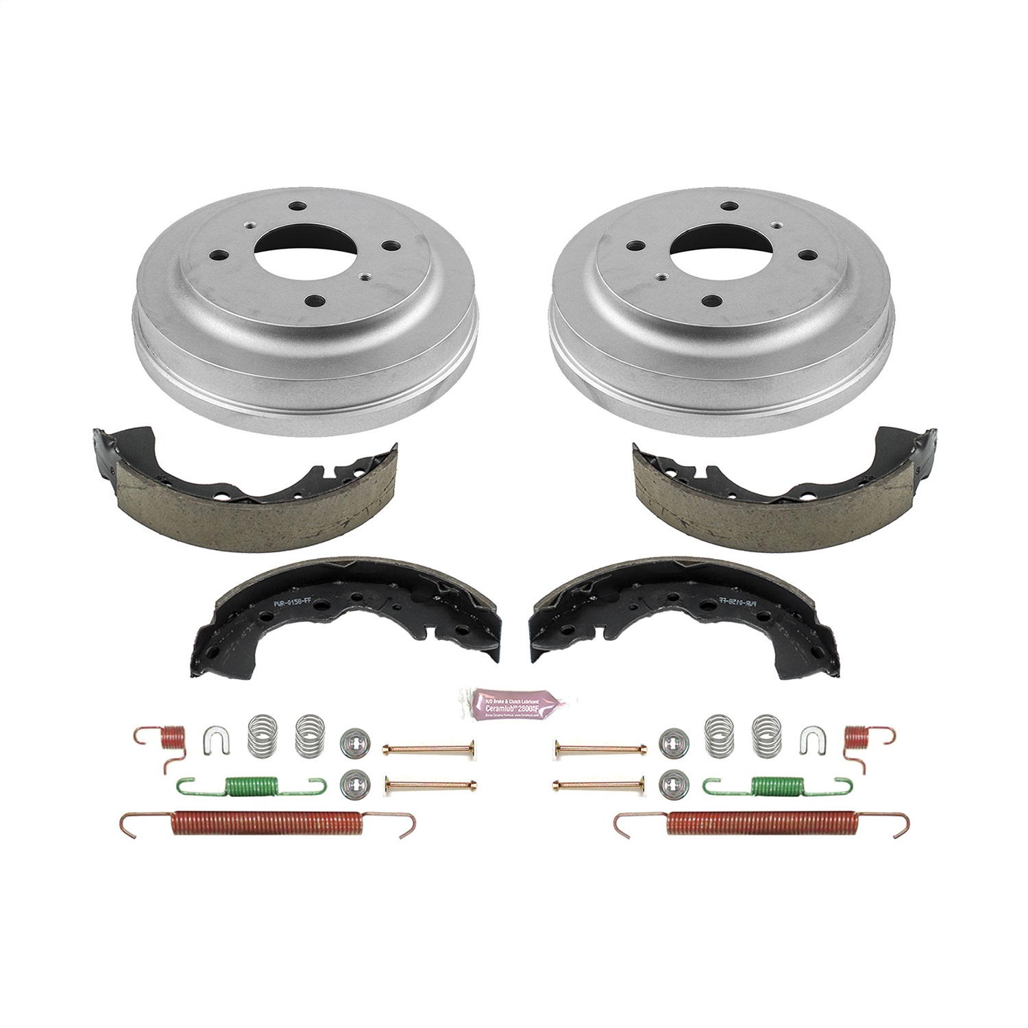Power Stop - KOE15376DK - Rear - Drum Brake Shoe and Drum Kit