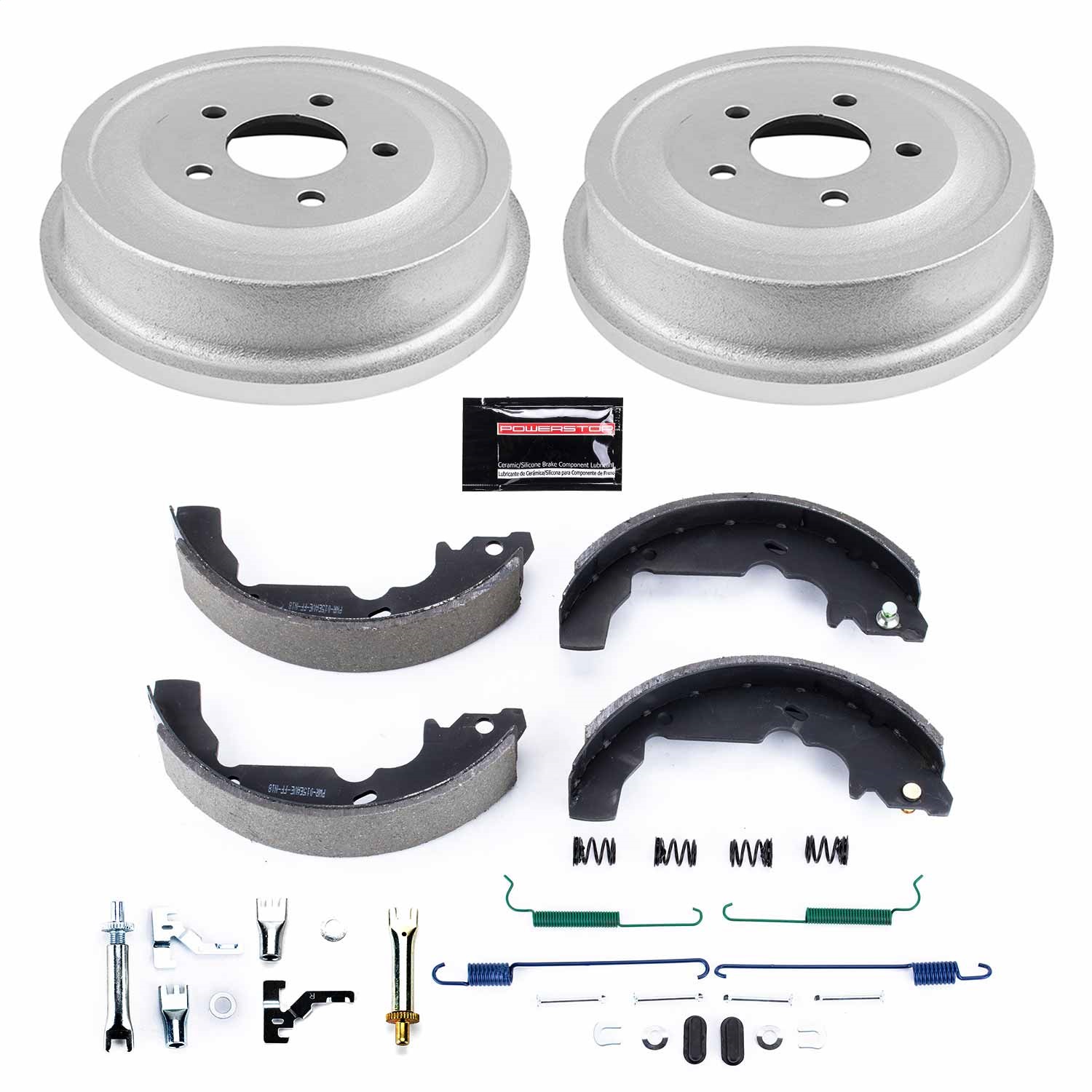 Power Stop - KOE15377DK - Rear - Drum Brake Shoe and Drum Kit