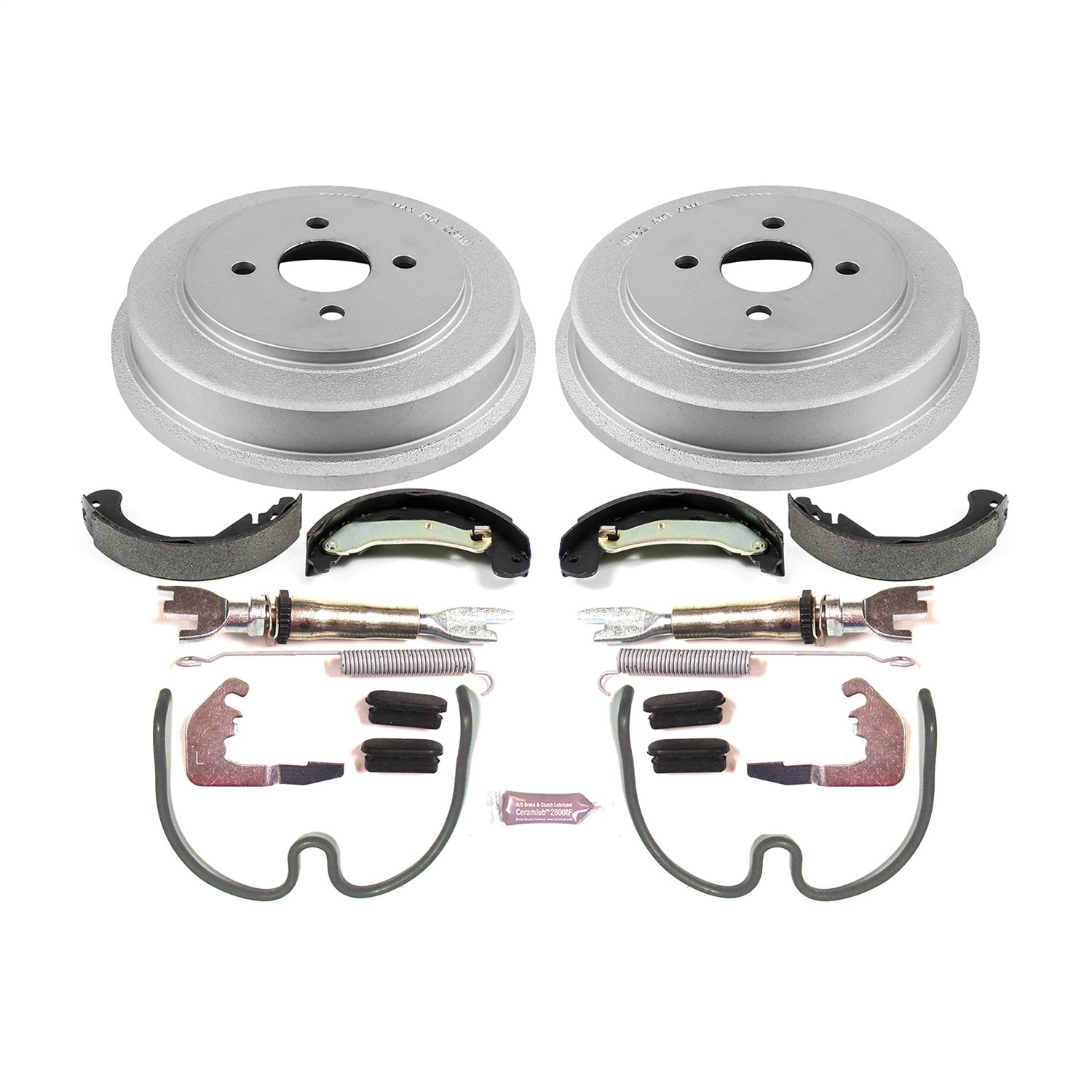 Power Stop - KOE15382DK - Rear - Drum Brake Shoe and Drum Kit