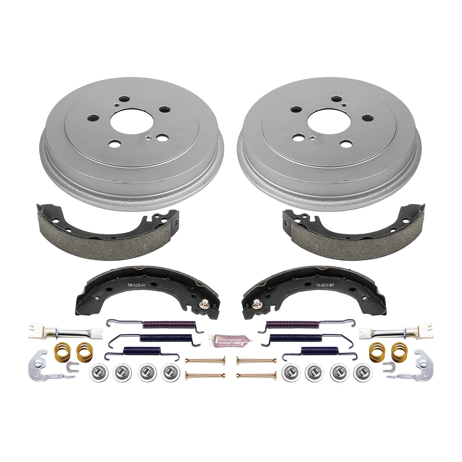 Power Stop - KOE15385DK - Rear - Drum Brake Shoe and Drum Kit