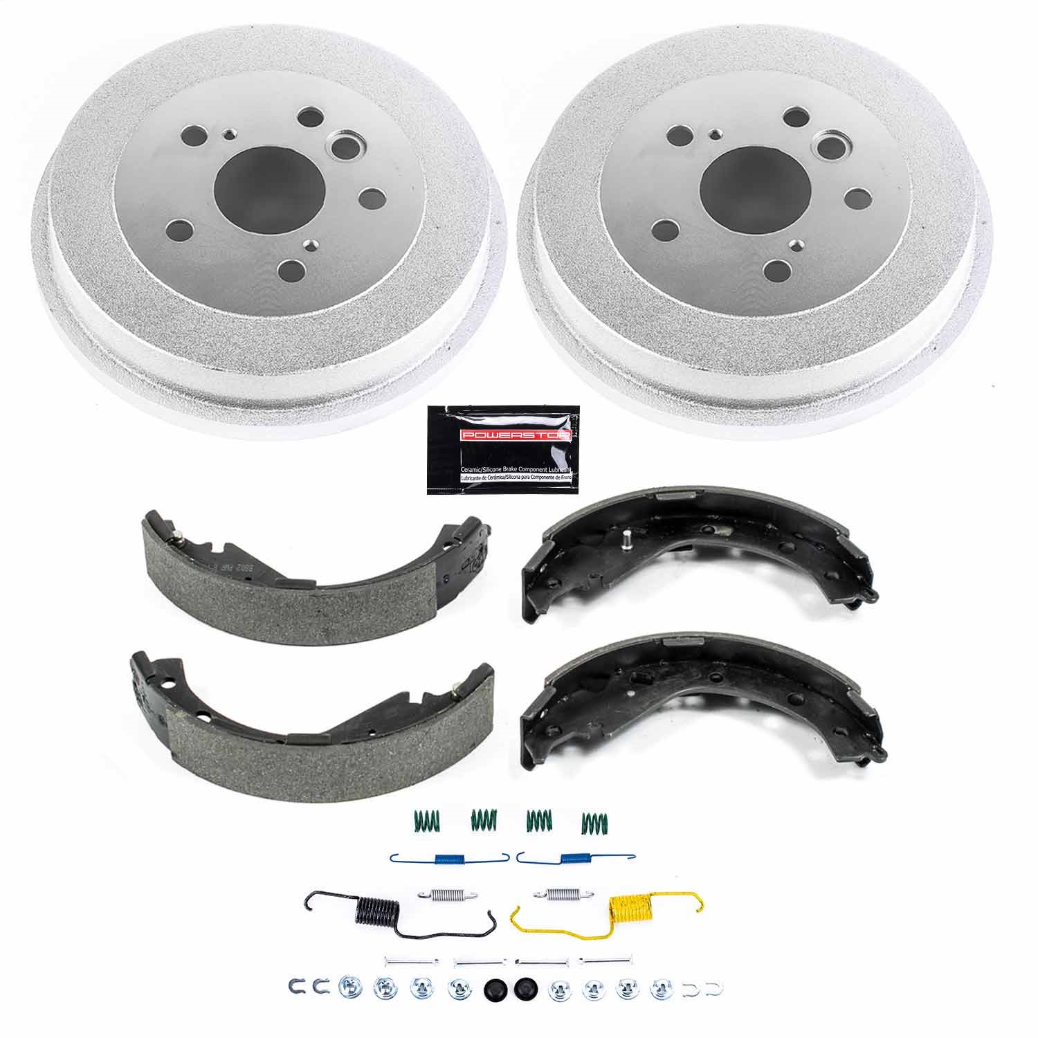 Power Stop - KOE15387DK - Rear - Drum Brake Shoe and Drum Kit