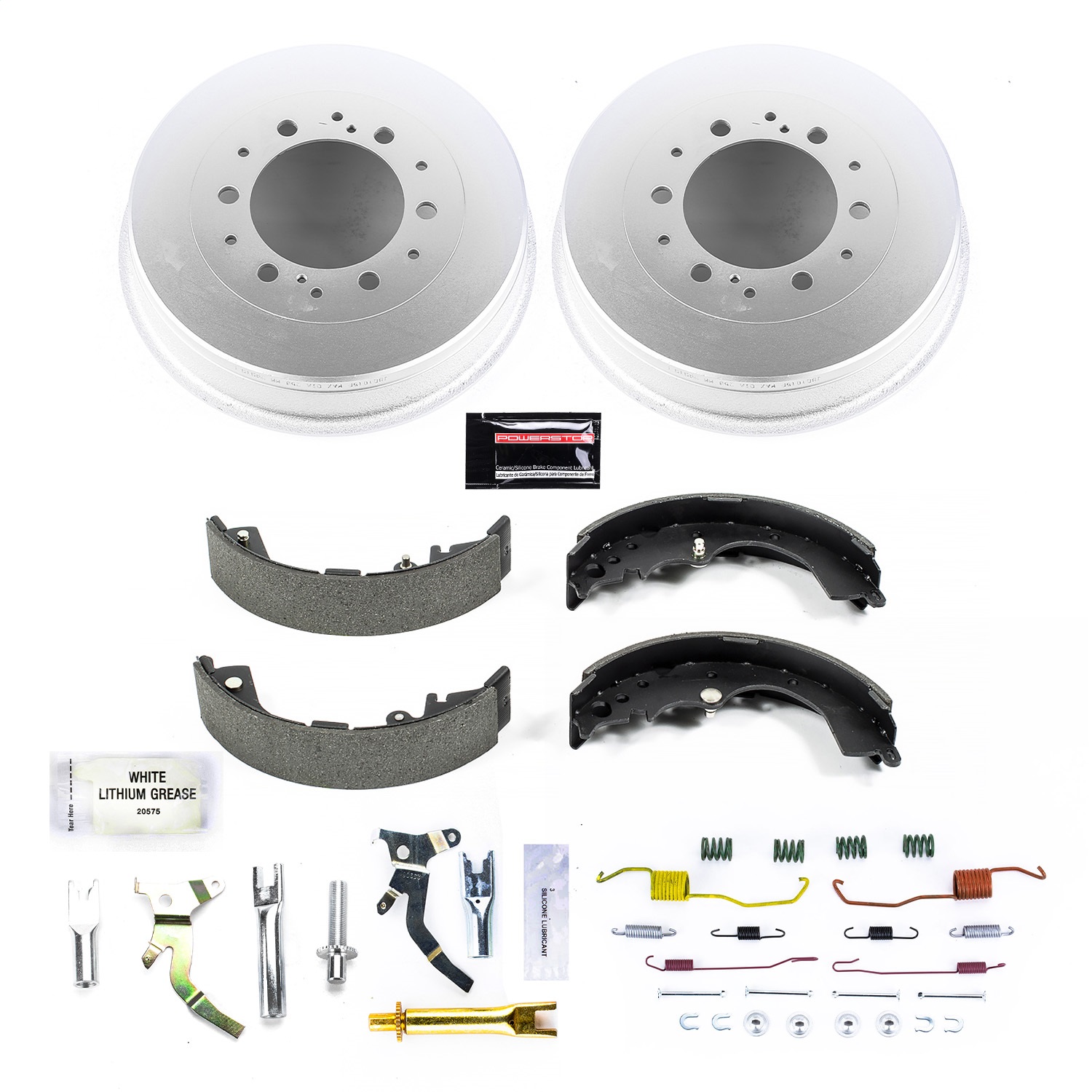 Power Stop - KOE15389DK - Rear - Drum Brake Shoe and Drum Kit