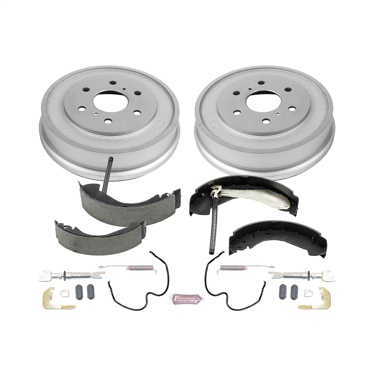Power Stop - KOE15394DK - Rear - Drum Brake Shoe and Drum Kit