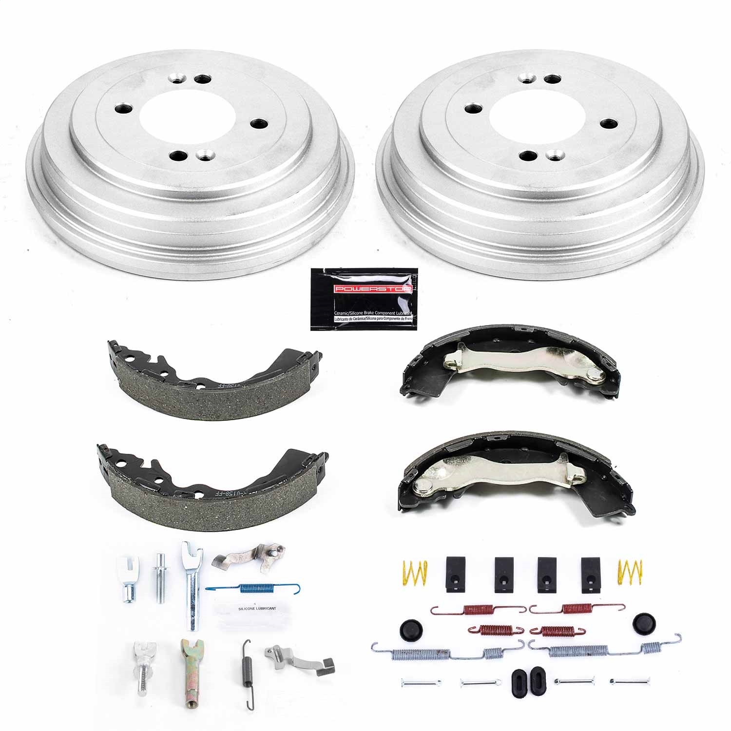 Power Stop - KOE15396DK - Rear - Drum Brake Shoe and Drum Kit