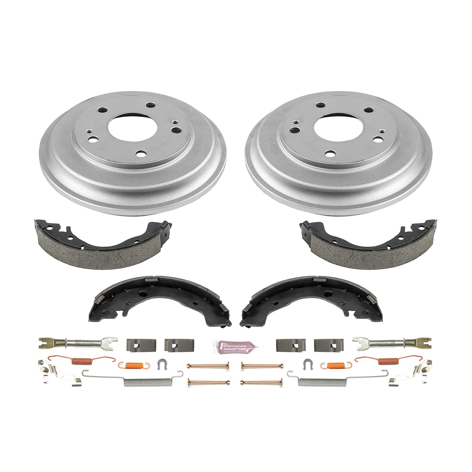 Power Stop - KOE15397DK - Rear - Drum Brake Shoe and Drum Kit