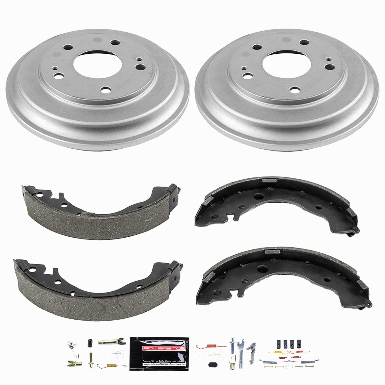 Power Stop - KOE15398DK - Rear - Drum Brake Shoe and Drum Kit