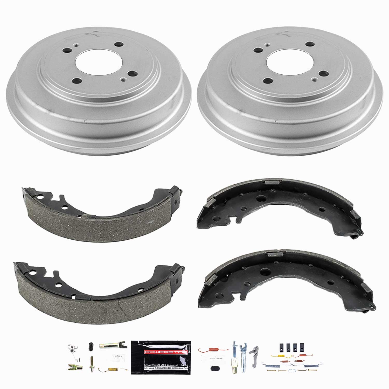 Power Stop - KOE15399DK - Rear - Drum Brake Shoe and Drum Kit