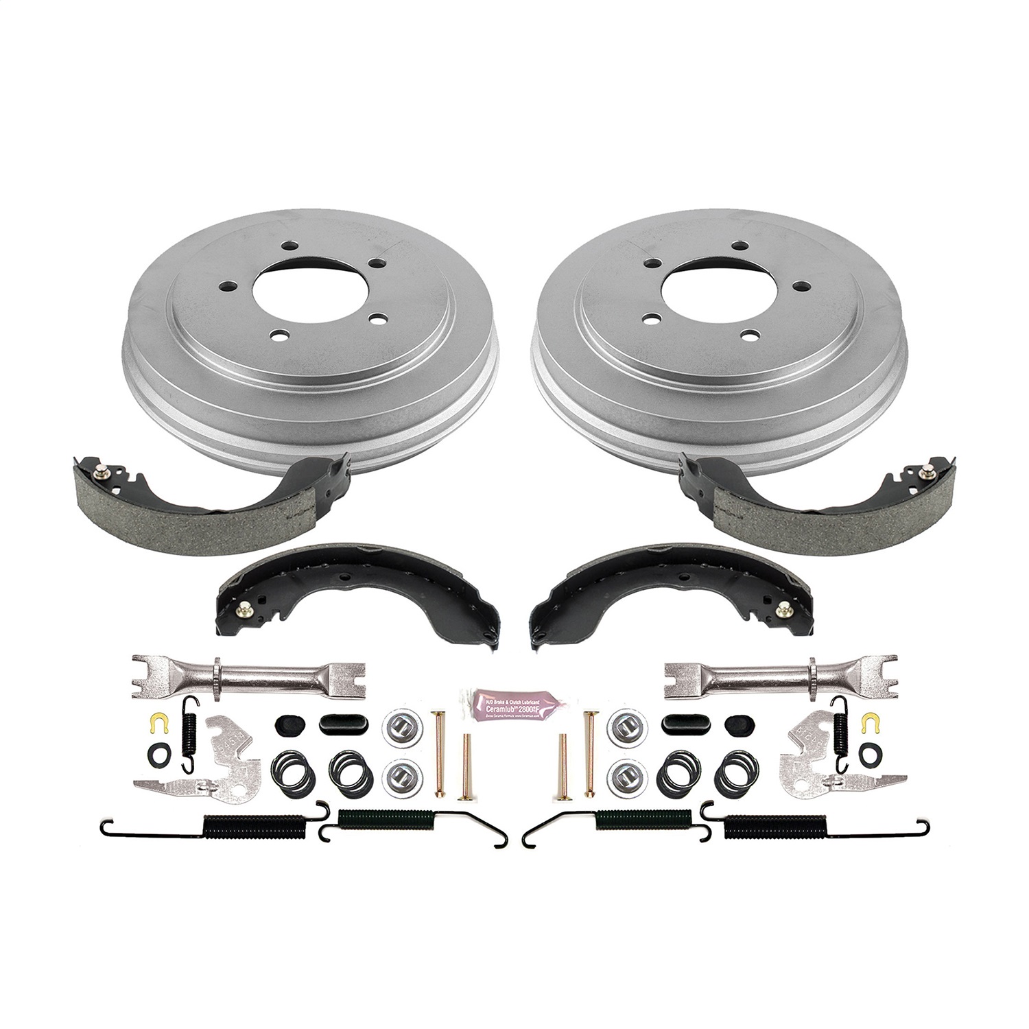 Power Stop - KOE15403DK - Rear - Drum Brake Shoe and Drum Kit
