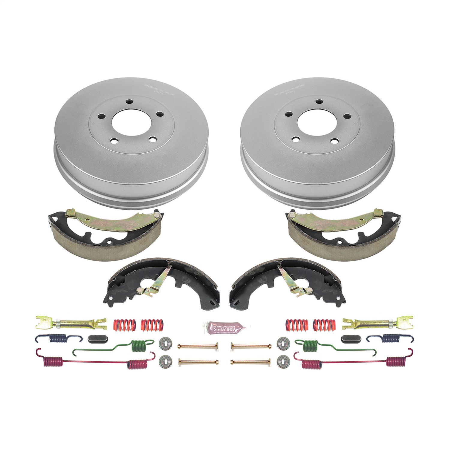 Power Stop - KOE15406DK - Rear - Drum Brake Shoe and Drum Kit