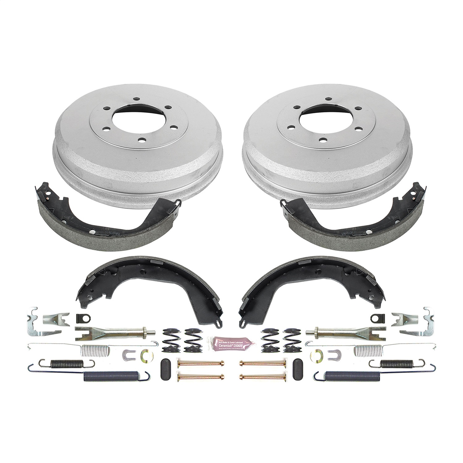 Power Stop - KOE15410DK - Rear - Drum Brake Shoe and Drum Kit
