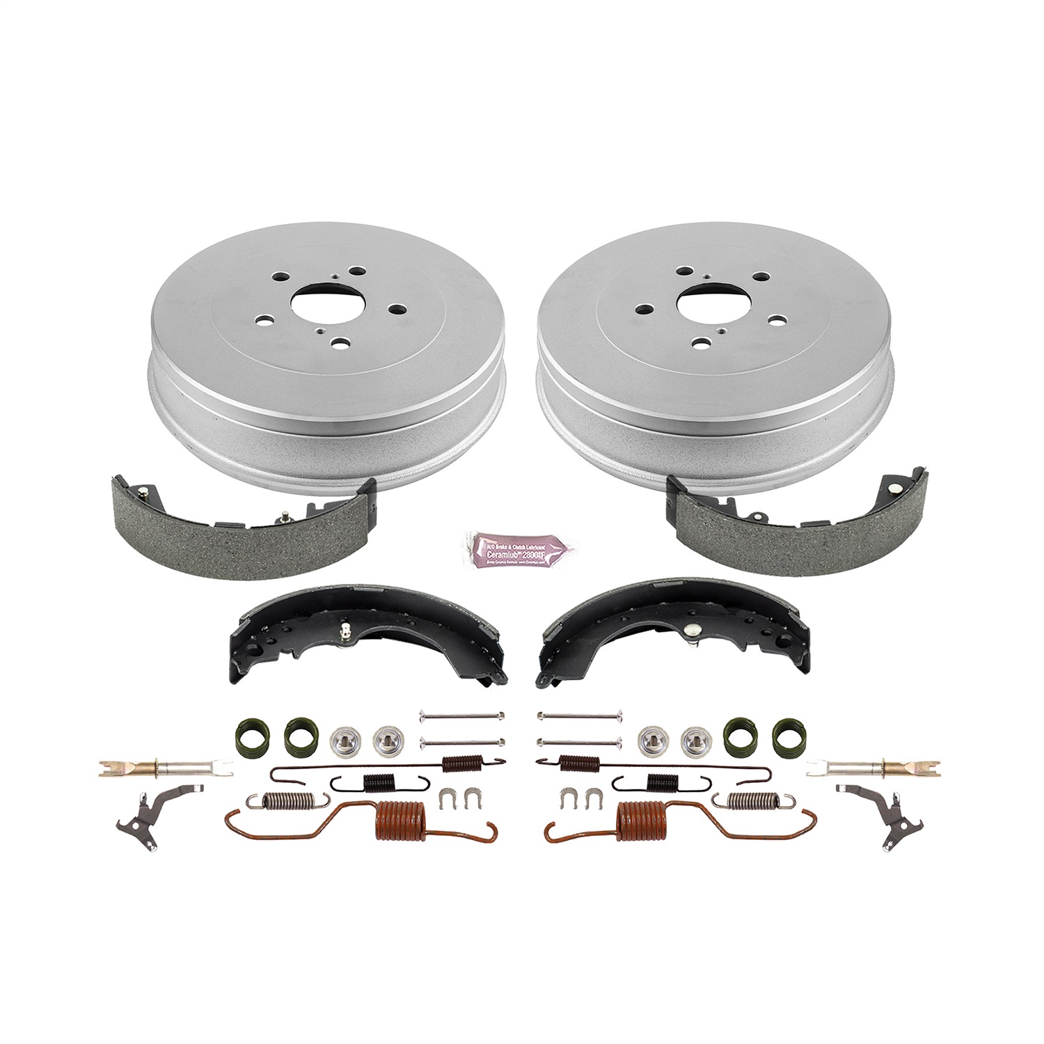 Power Stop - KOE15412DK - Rear - Drum Brake Shoe and Drum Kit
