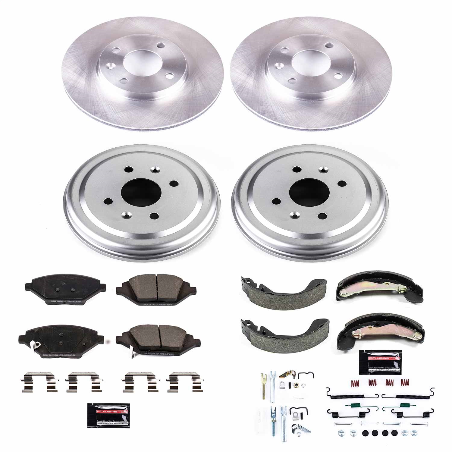 Power Stop - KOE15426DK - Complete Vehicle Disc/Drum Brake Kit