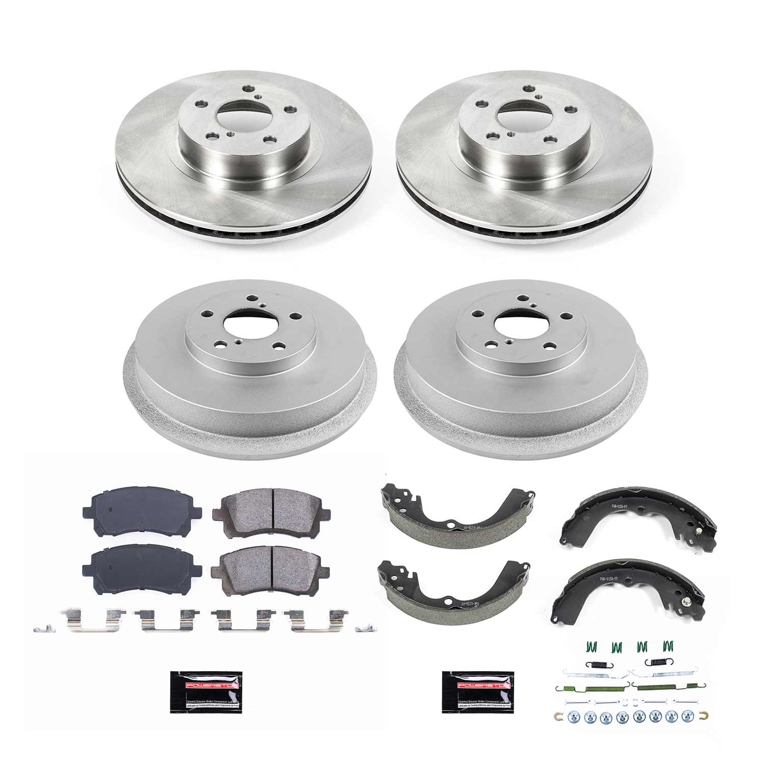 Power Stop - KOE15468DK - Complete Vehicle Disc/Drum Brake Kit