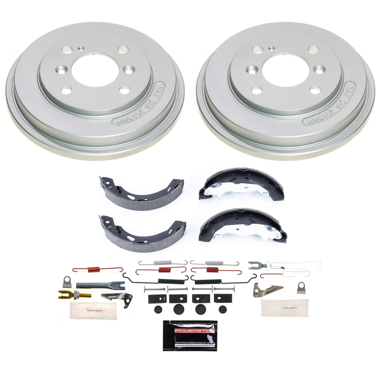 Power Stop - KOE15471DK - Rear - Drum Brake Shoe and Drum Kit