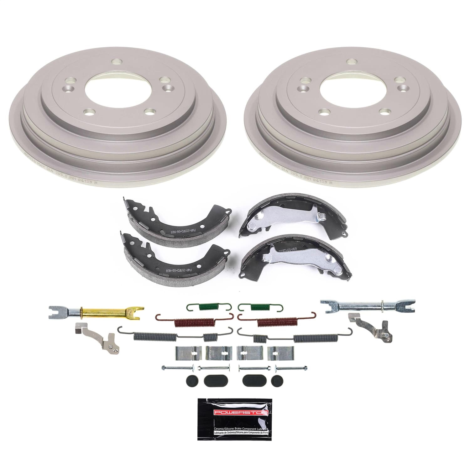 Power Stop - KOE15481DK - Rear - Drum Brake Shoe and Drum Kit