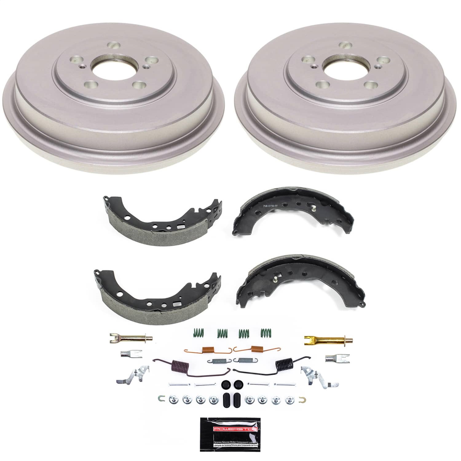 Power Stop - KOE15483DK - Rear - Drum Brake Shoe and Drum Kit