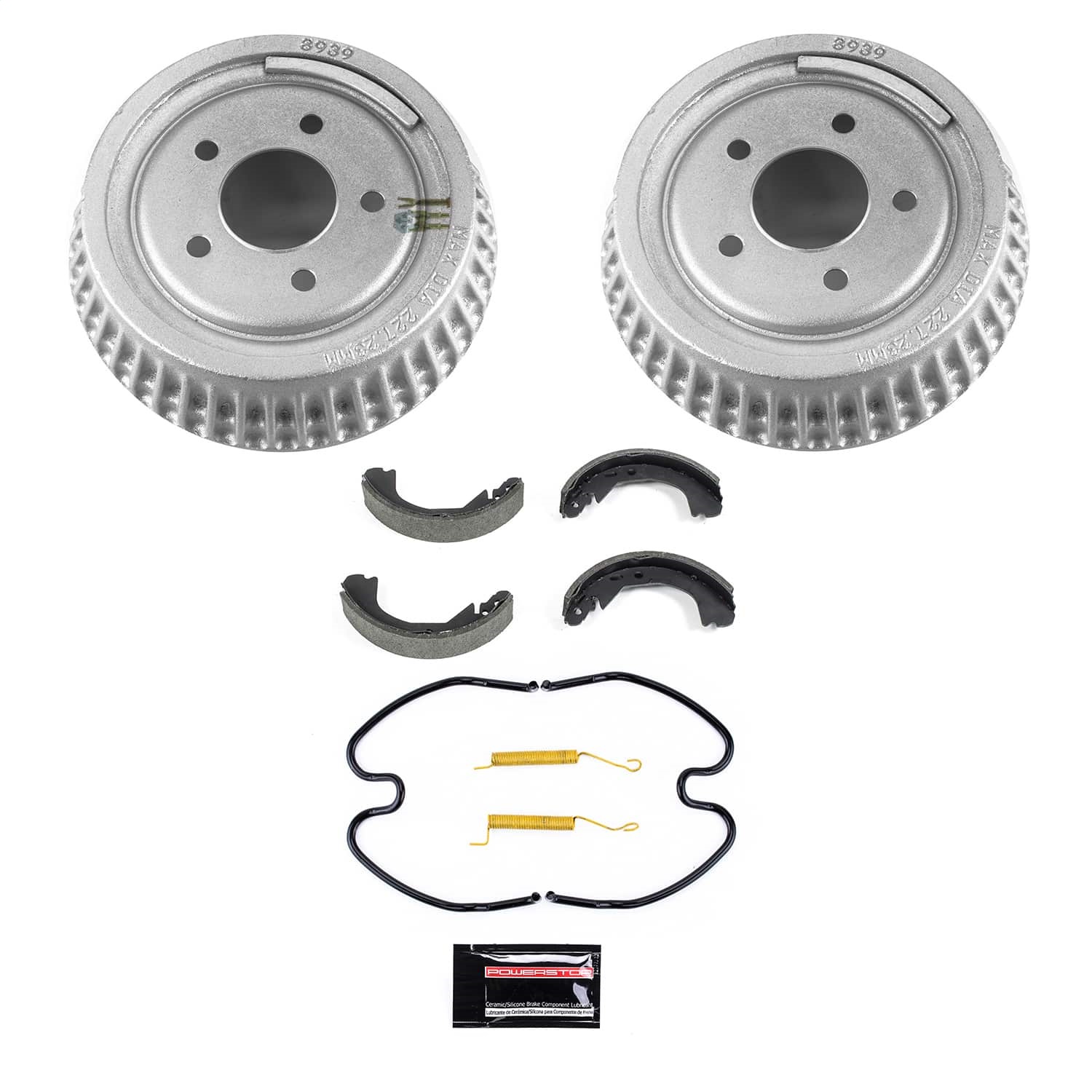 Power Stop - KOE15504DK - Rear - Drum Brake Shoe and Drum Kit