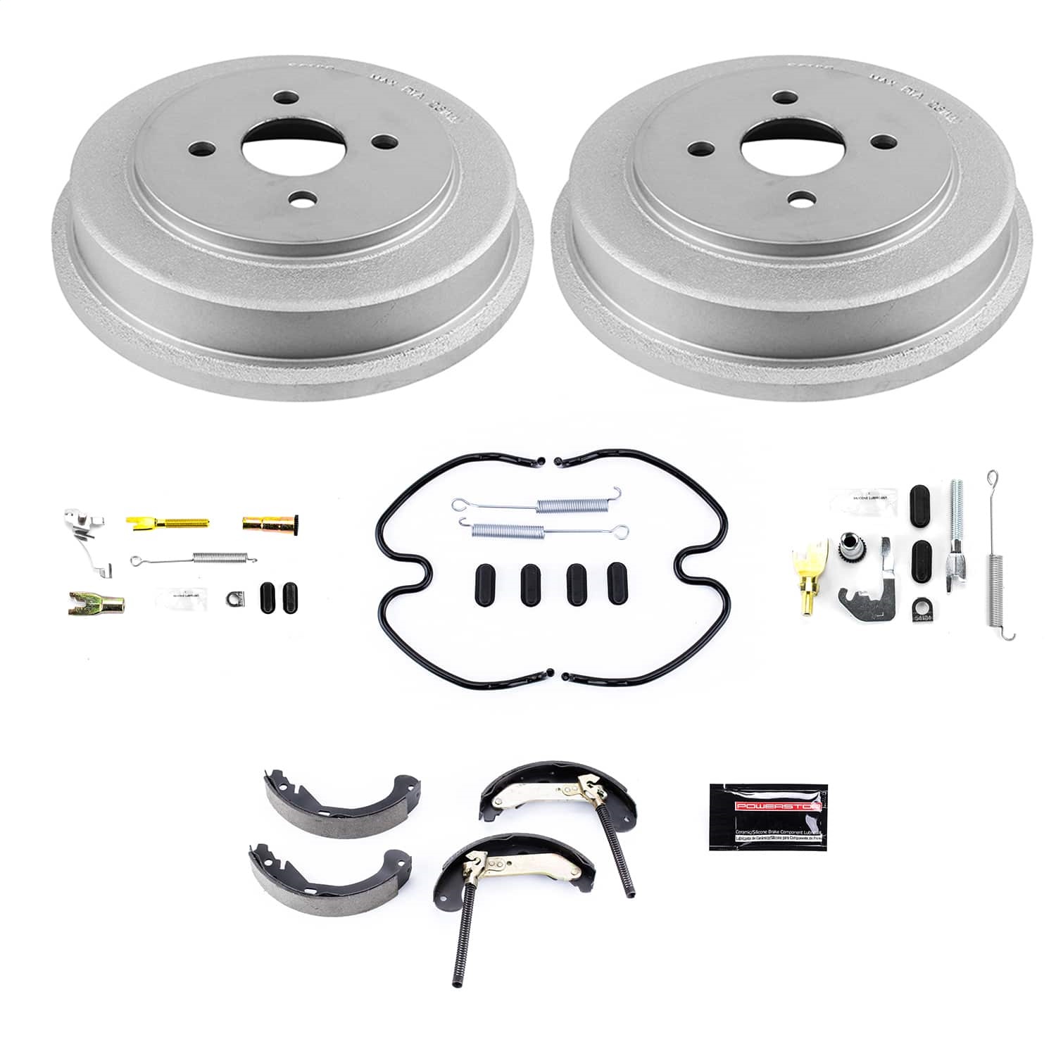 Power Stop - KOE15509DK - Rear - Drum Brake Shoe and Drum Kit