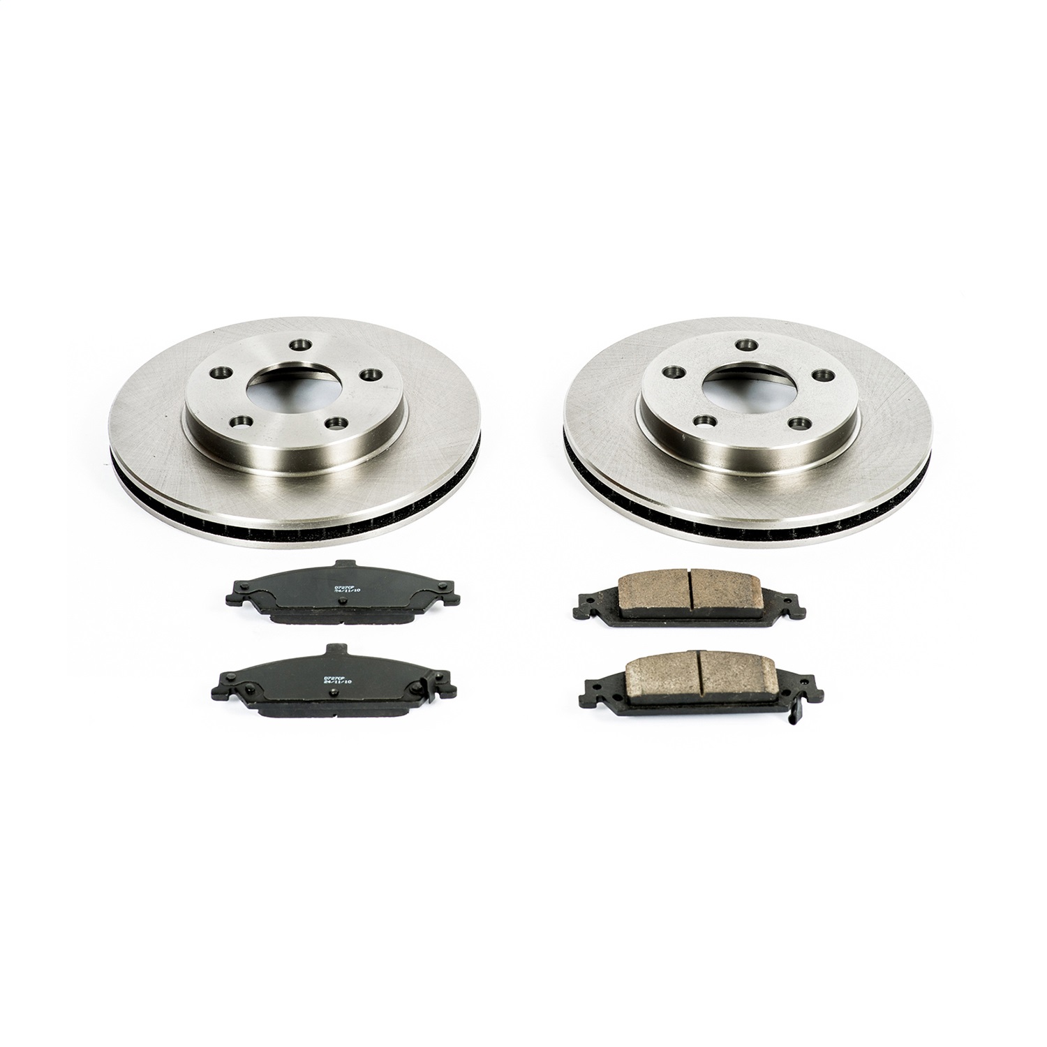 Power Stop - KOE1551 - Front - Disc Brake Pad and Rotor Kit