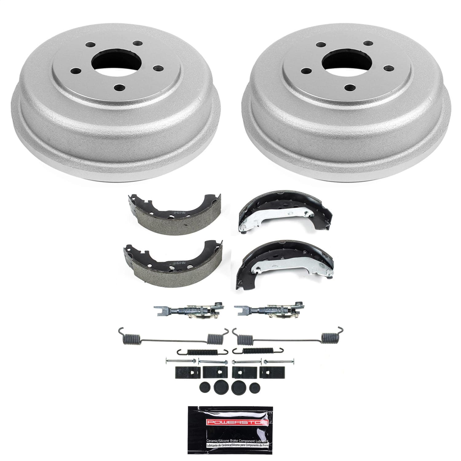 Power Stop - KOE15512DK - Rear - Drum Brake Shoe and Drum Kit