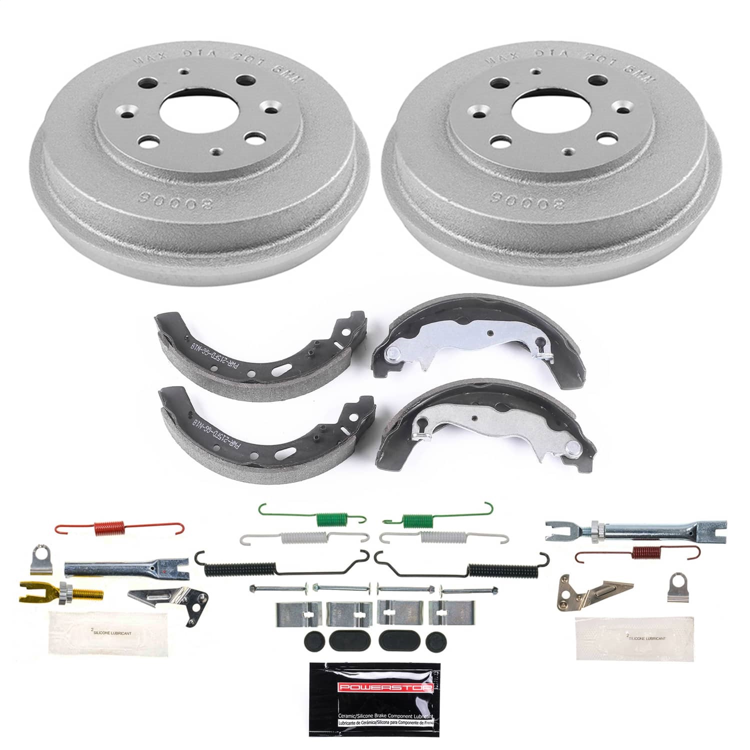 Power Stop - KOE15514DK - Rear - Drum Brake Shoe and Drum Kit